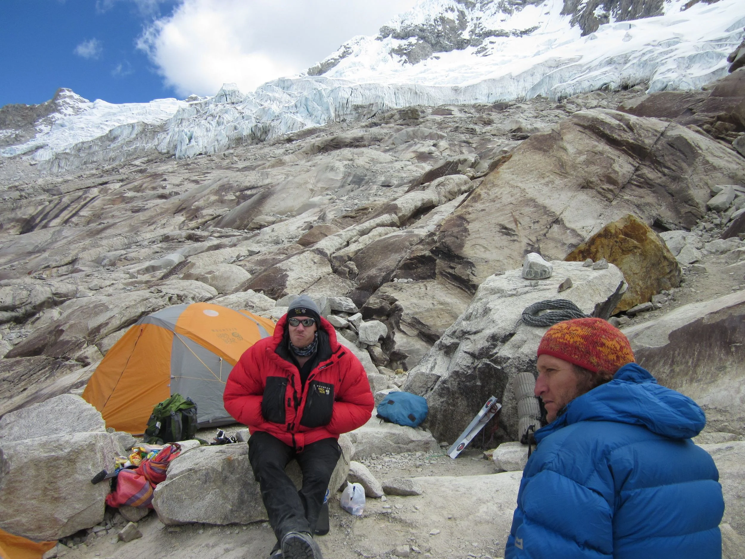 Morraine Camp, Alpamayo, 2012