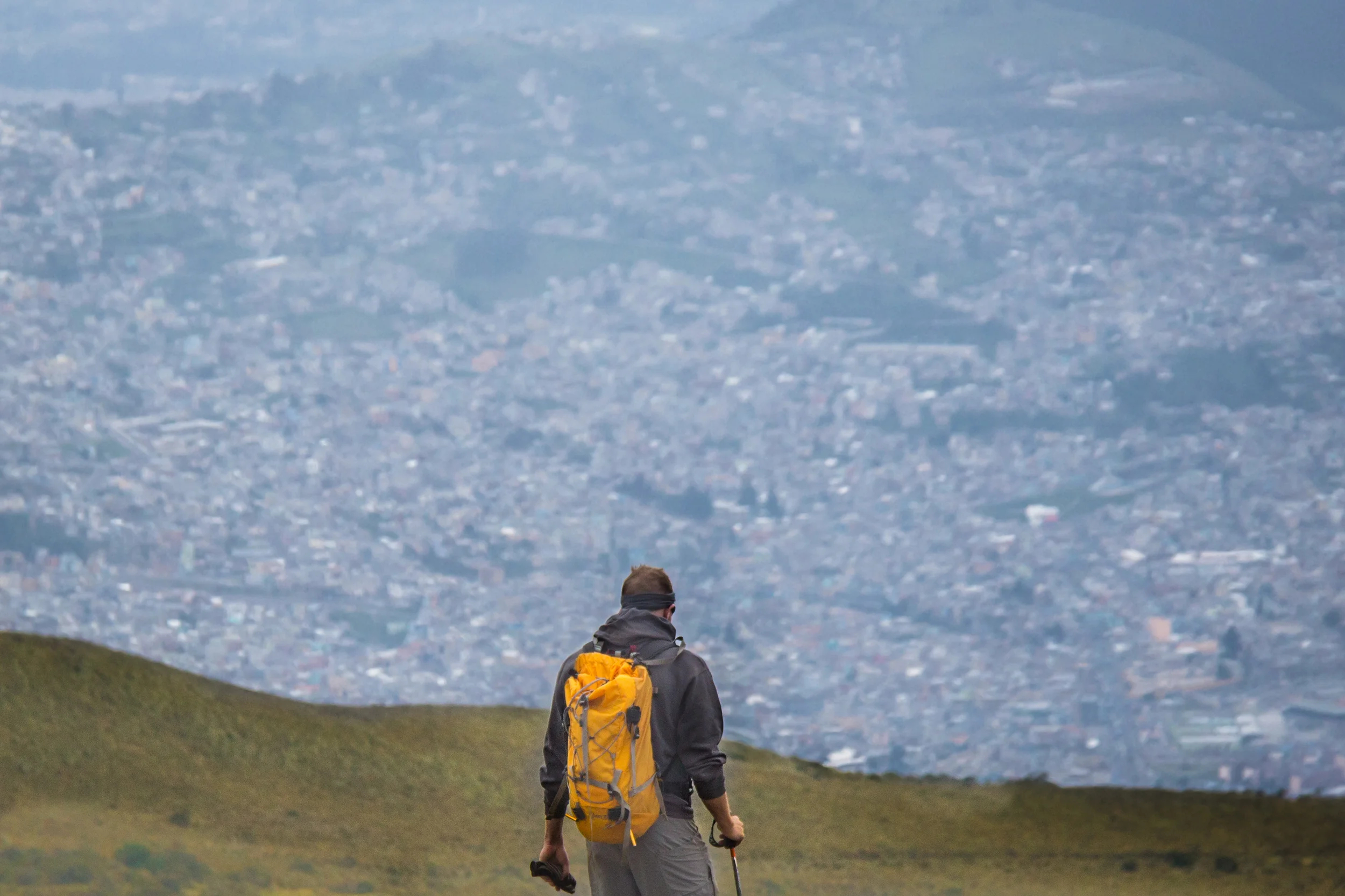 Hiking in Ecuador, 2015