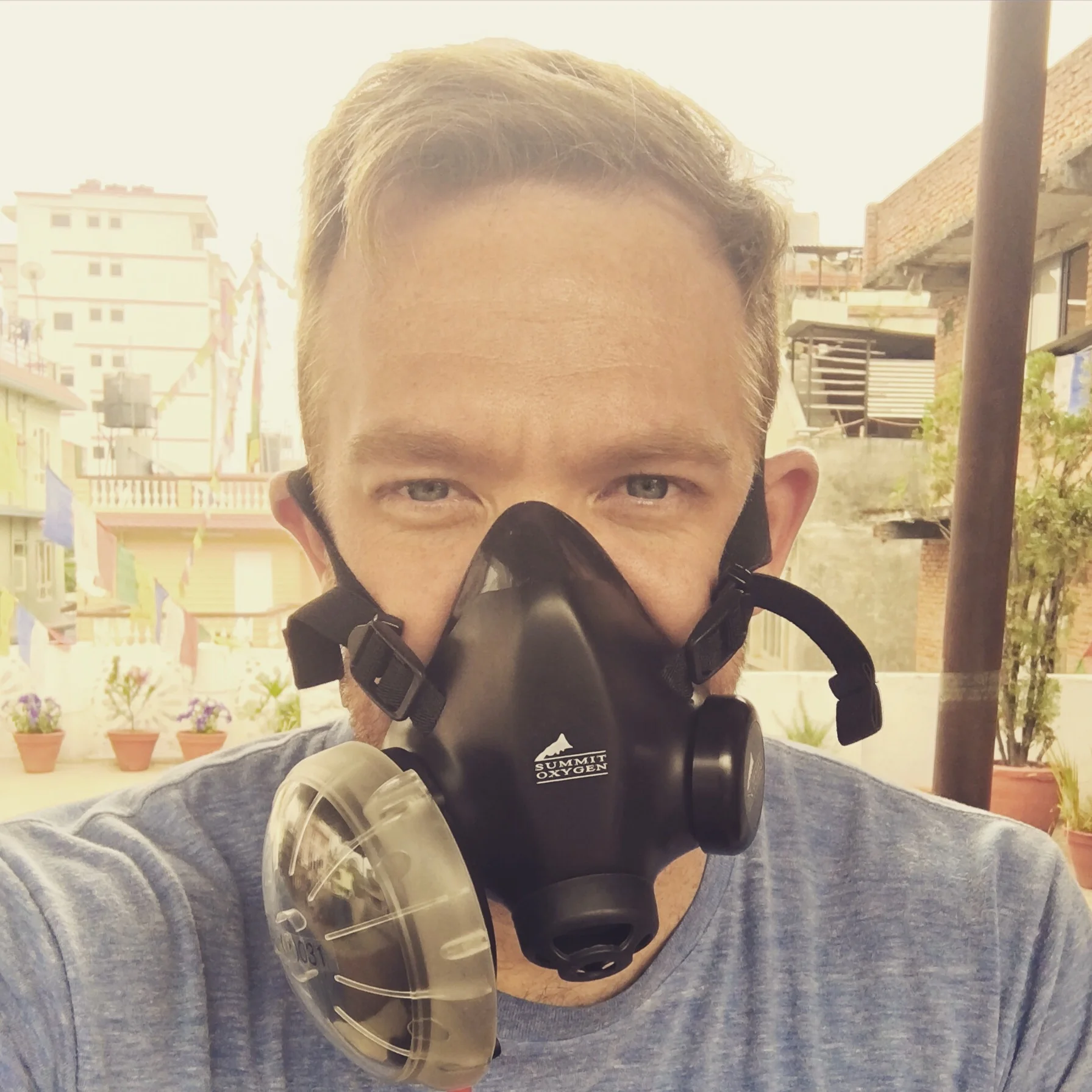 Testing out the new high altitude oxygen masks. Let's cook.