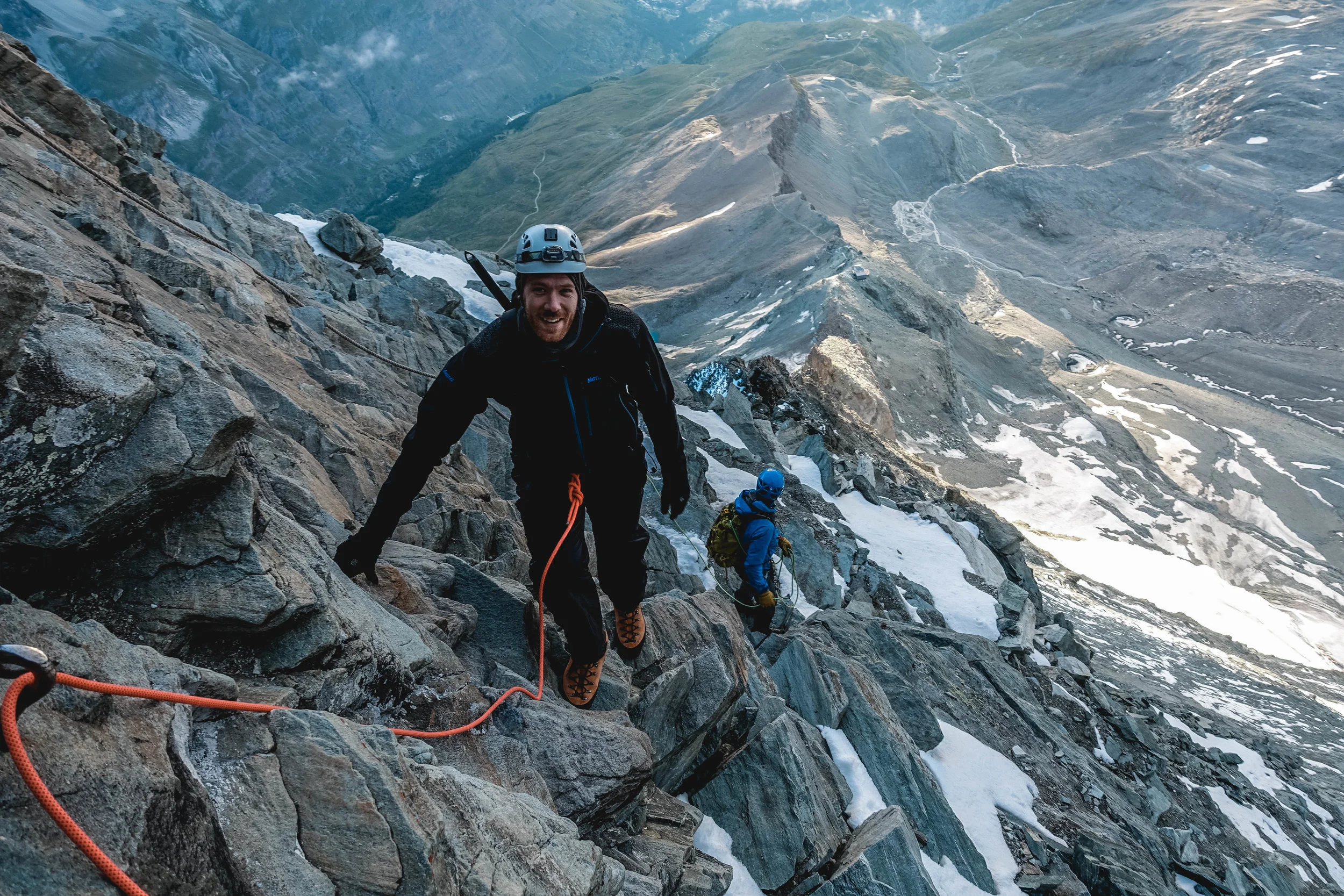 Up high on the Matterhorn, Alps, 2017