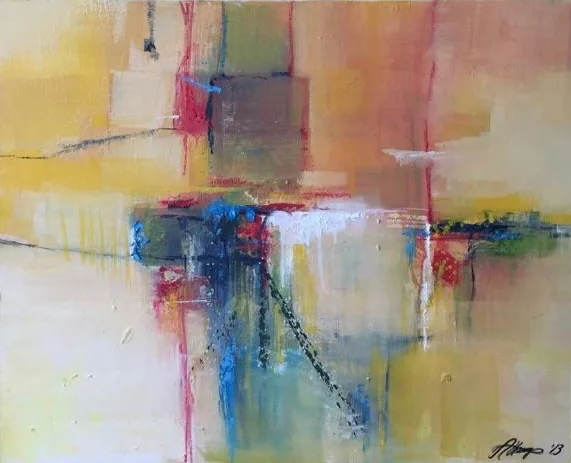 "Abstract in Gold" by Susan Attaway