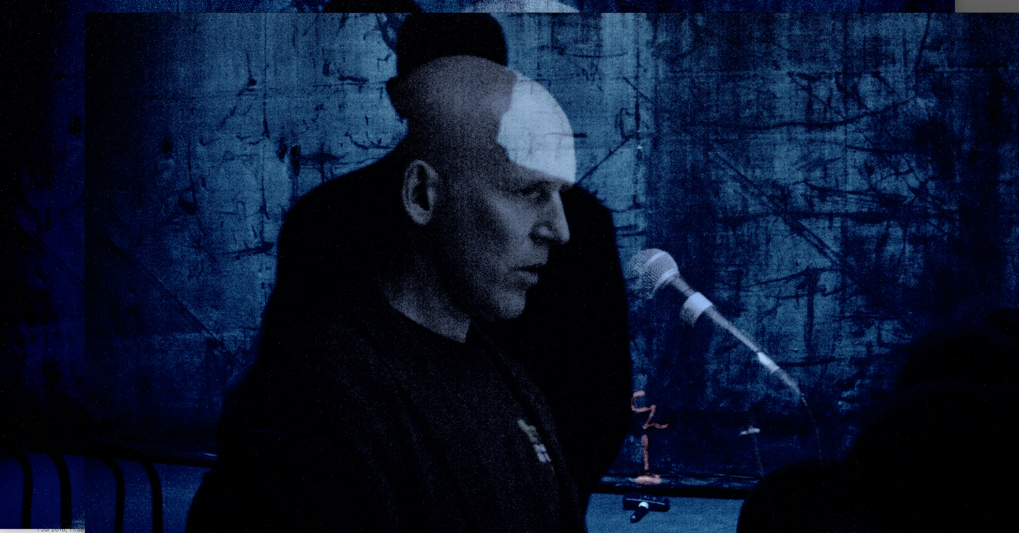 Still from How It Is work-in-progress filmed by Grant Gee.