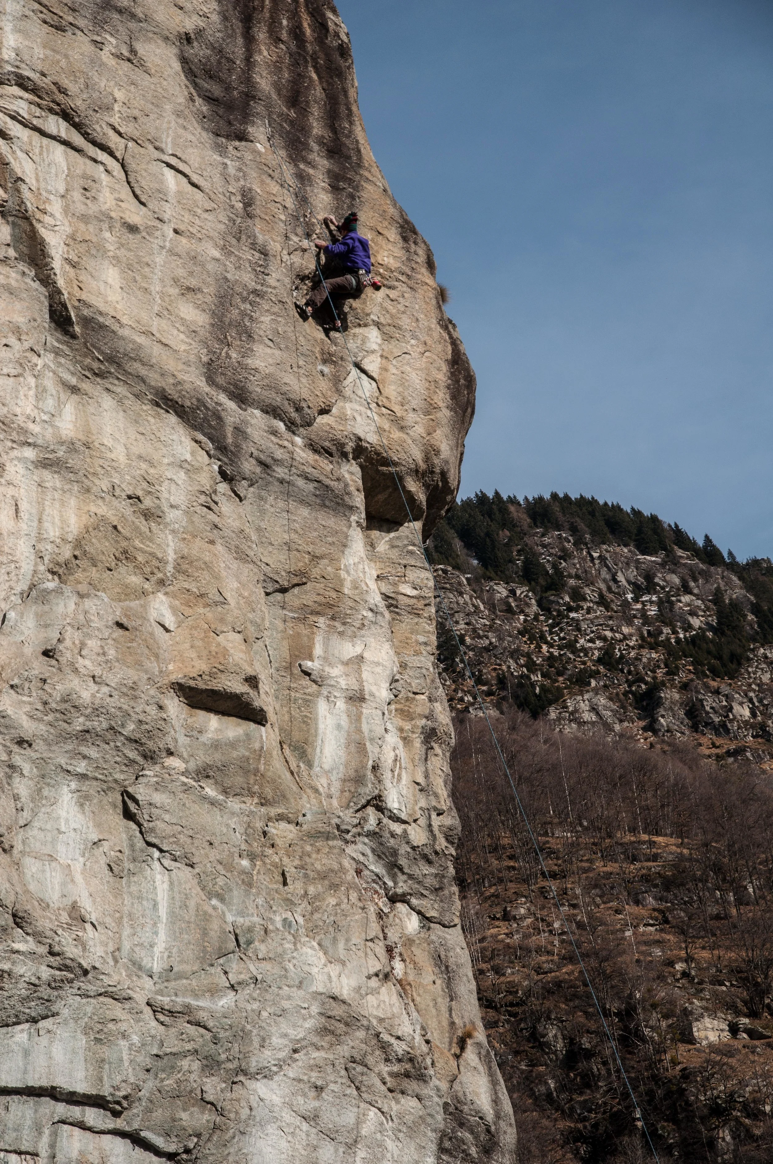 Panorama su Croveo, 7a+