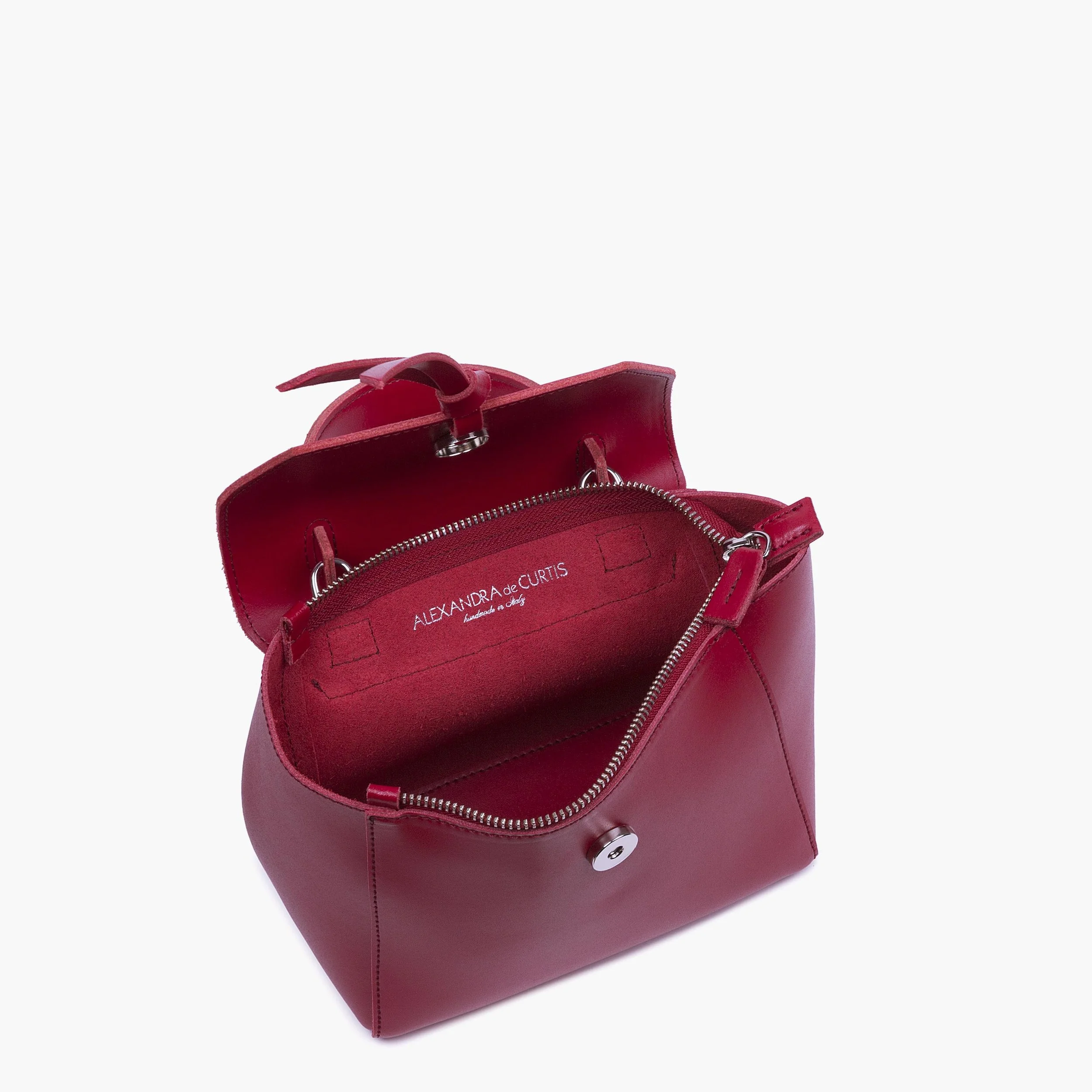 Alexandra de Curtis | Red Mini Satchel