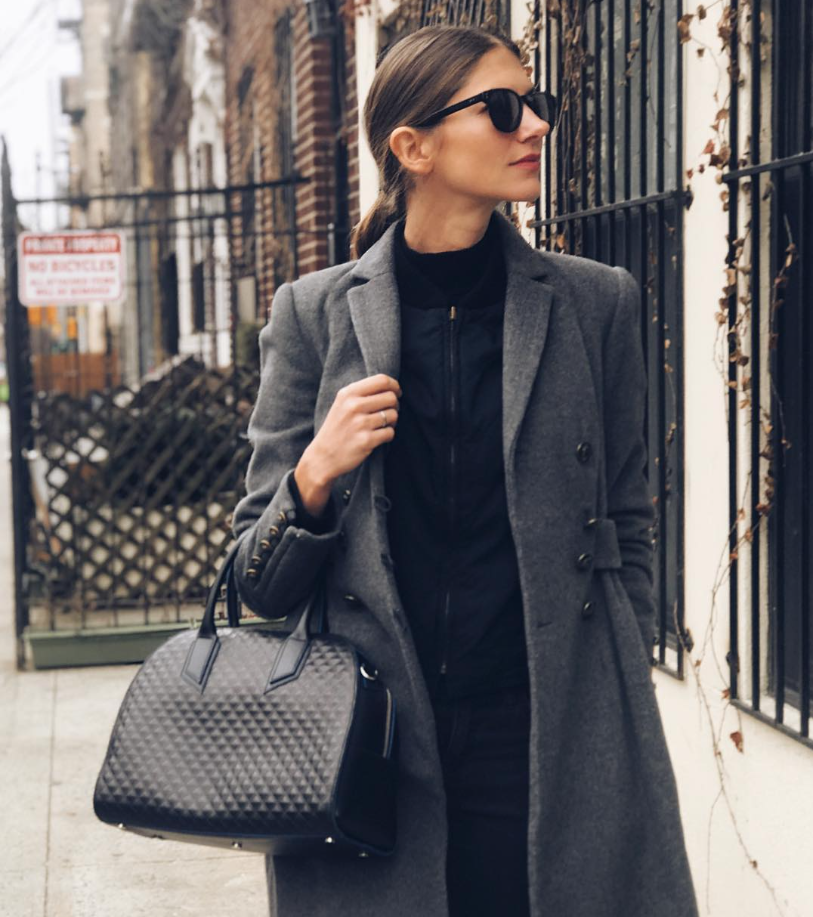 Alexandra de Curtis Black Scudo Bowling Bag