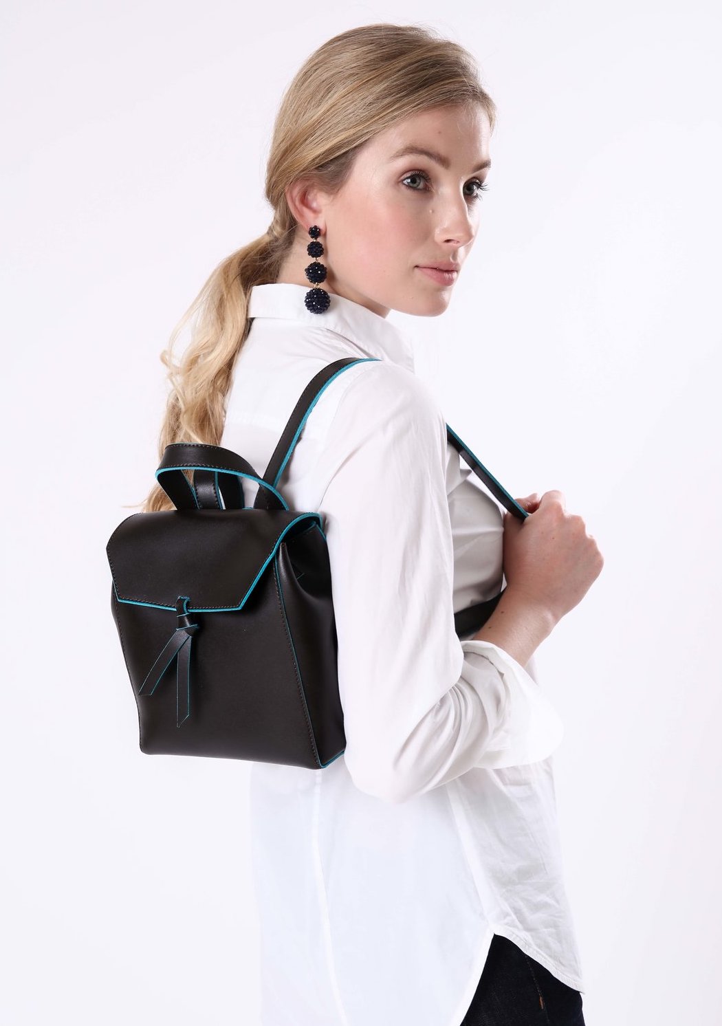 Bellagio Mini Backpack - Brown — ALEXANDRA DE CURTIS | Italian Leather ...