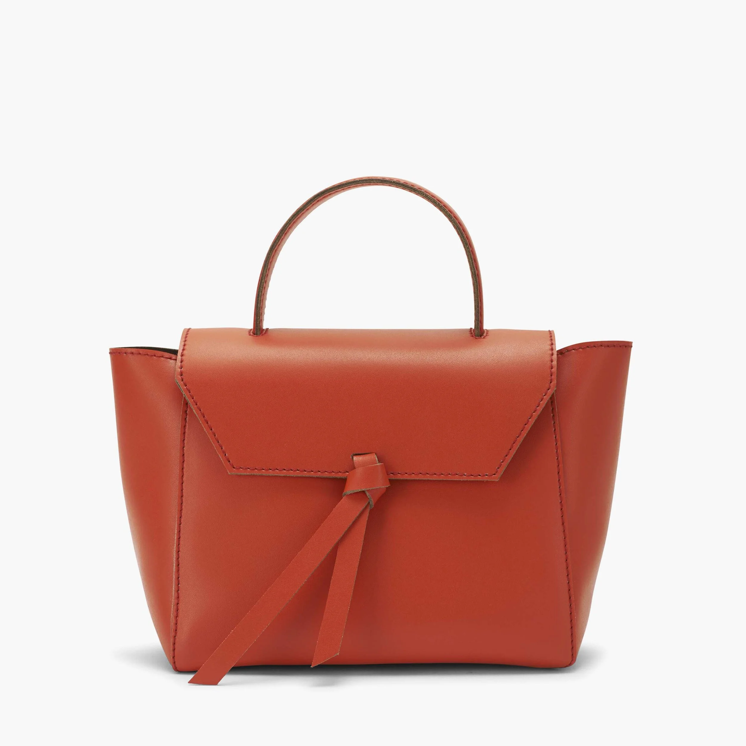 red orange purse