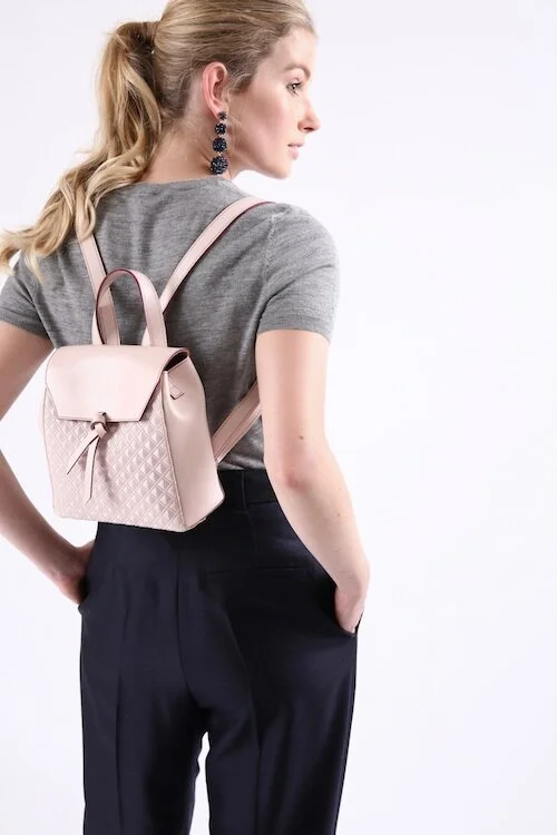 Bellagio Mini Backpack - Blush Pink 