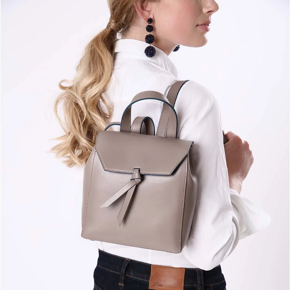 mini backpack with flap