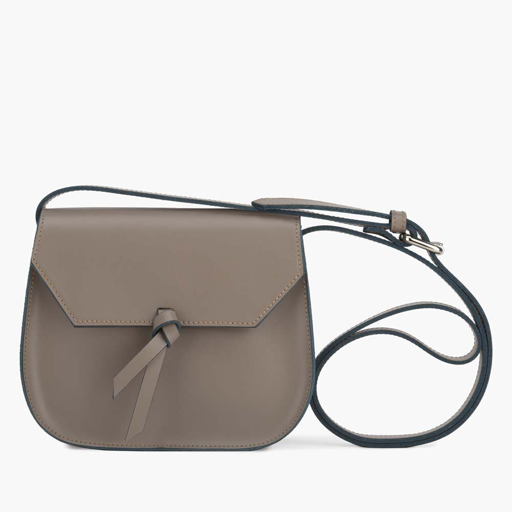 Mini Saddle - Fango — ALEXANDRA DE CURTIS | Italian Leather Handbags ...