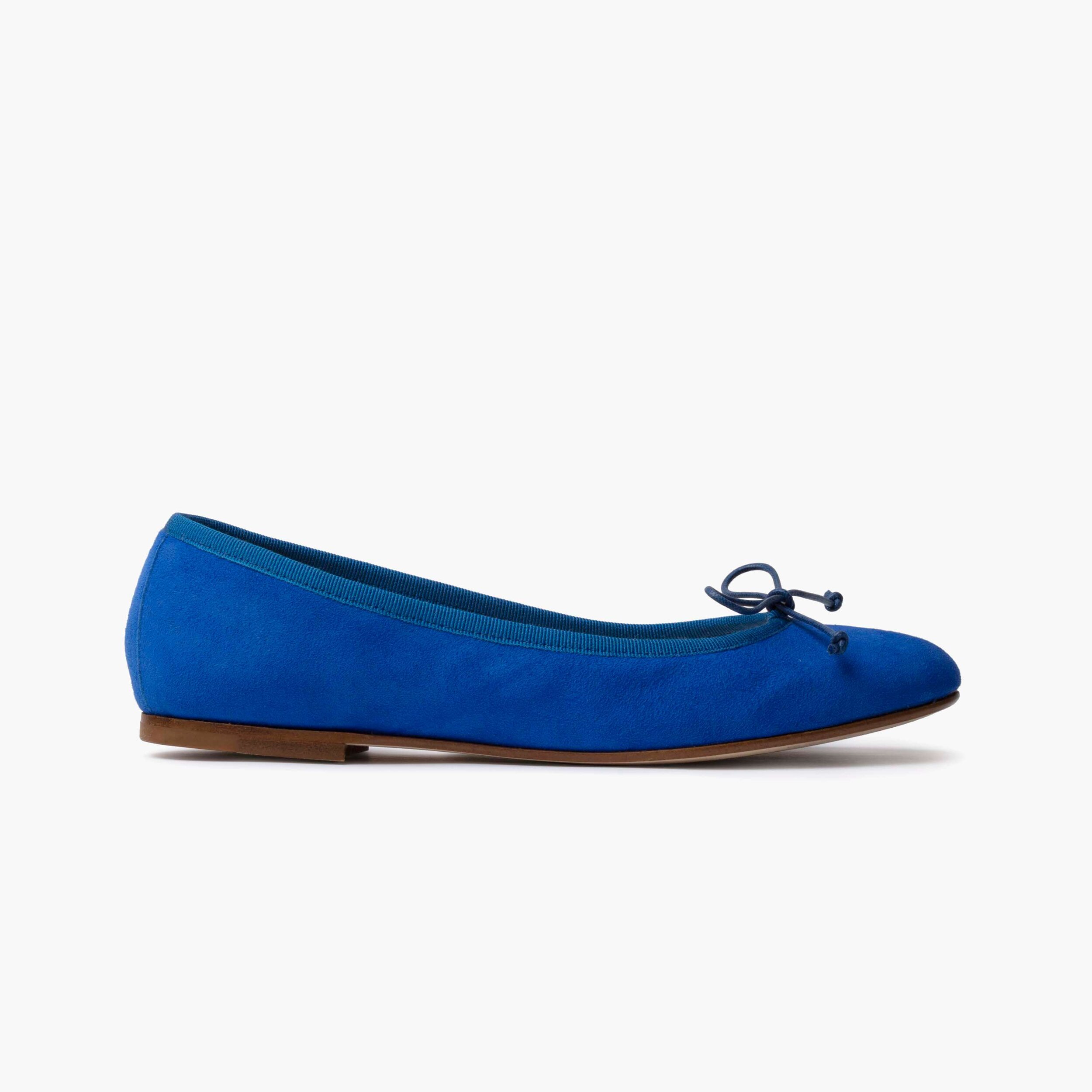 Livia Ballet Flat - Cobalt Blue — ALEXANDRA DE CURTIS | Italian Leather ...
