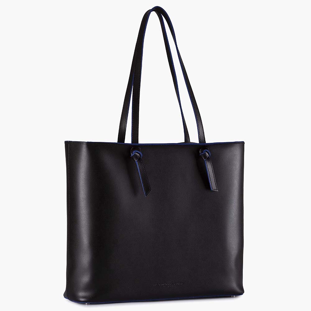 black shoulder tote bag 