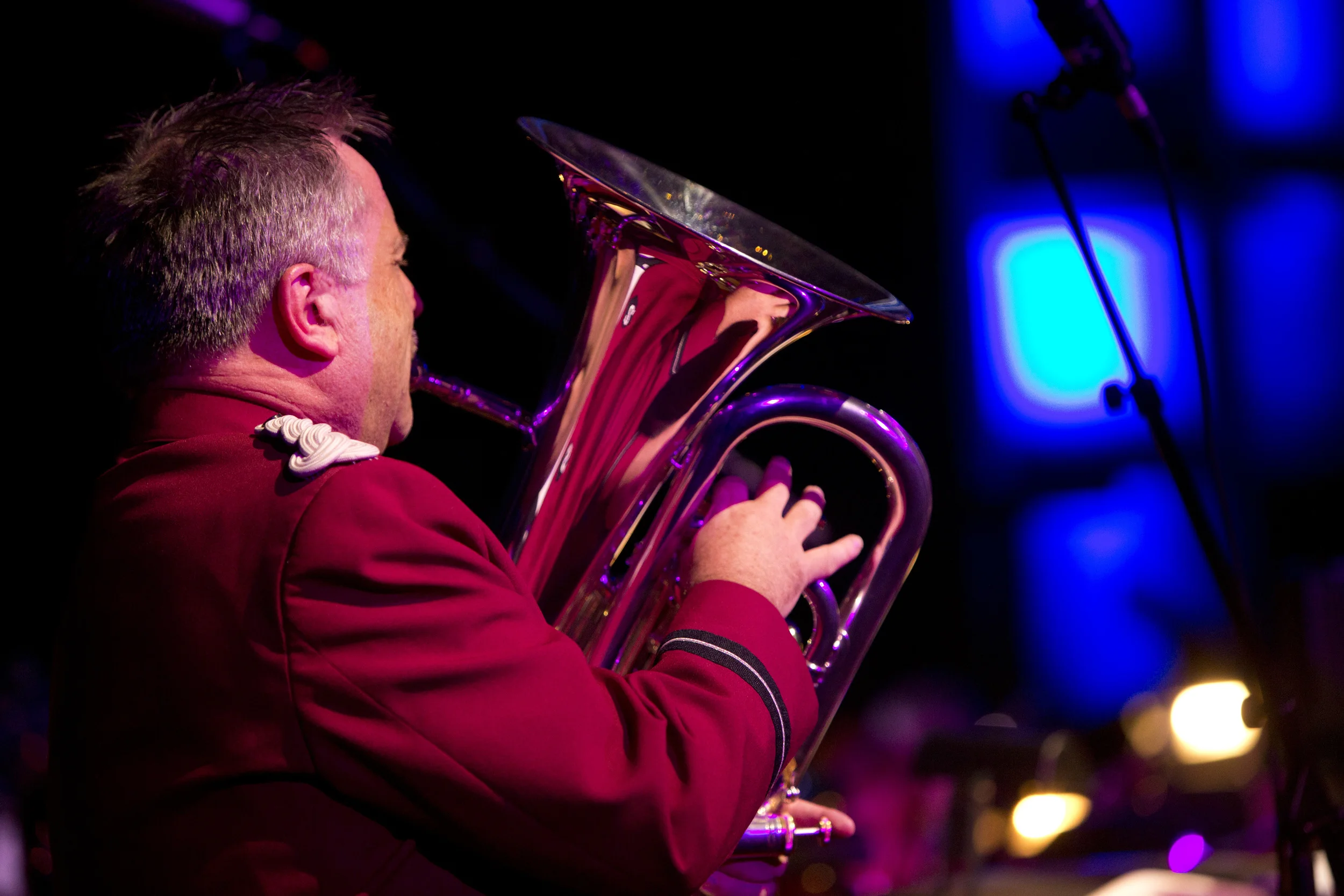 Guest Soloist Derick Kane in action