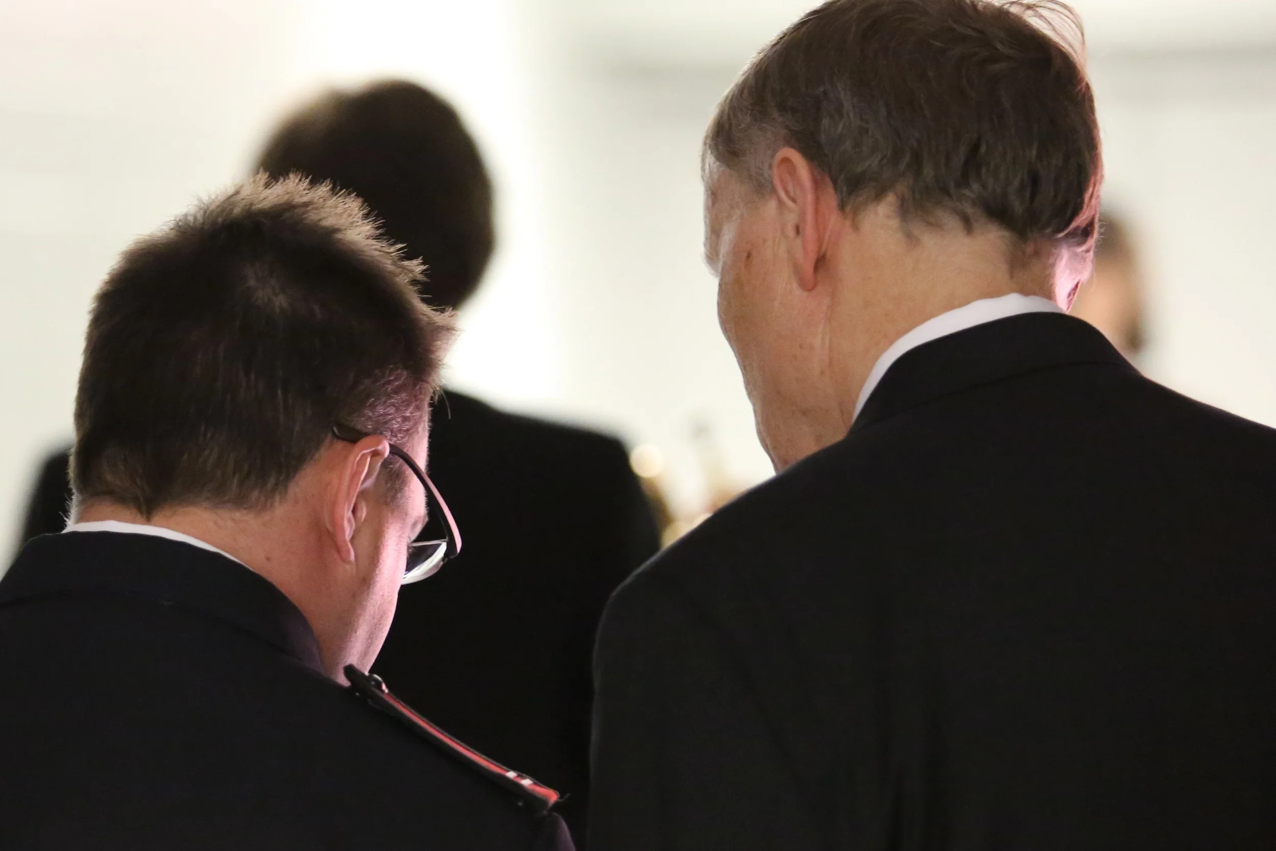 Phil and Nick compare notes