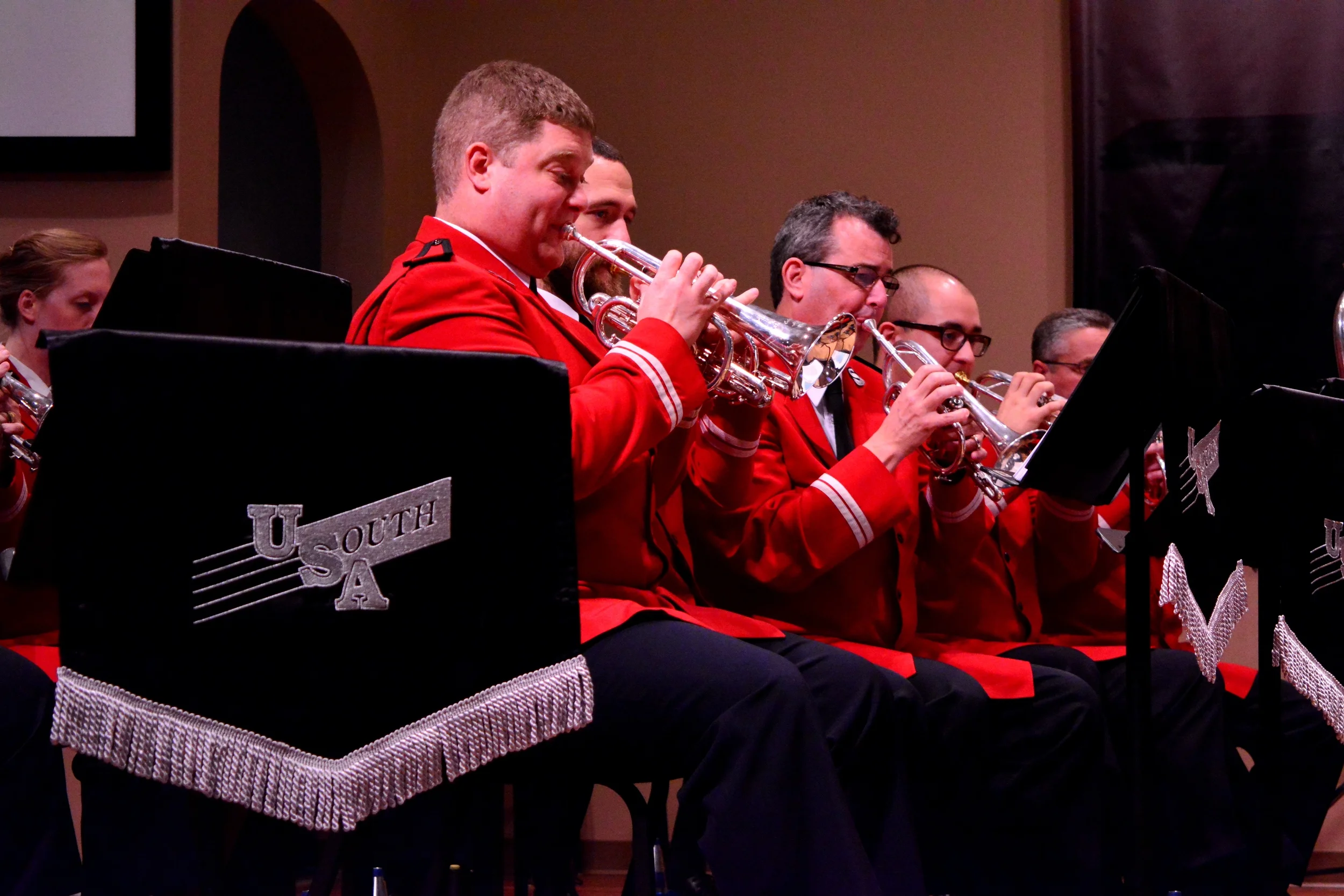 Solo Cornets concentrating