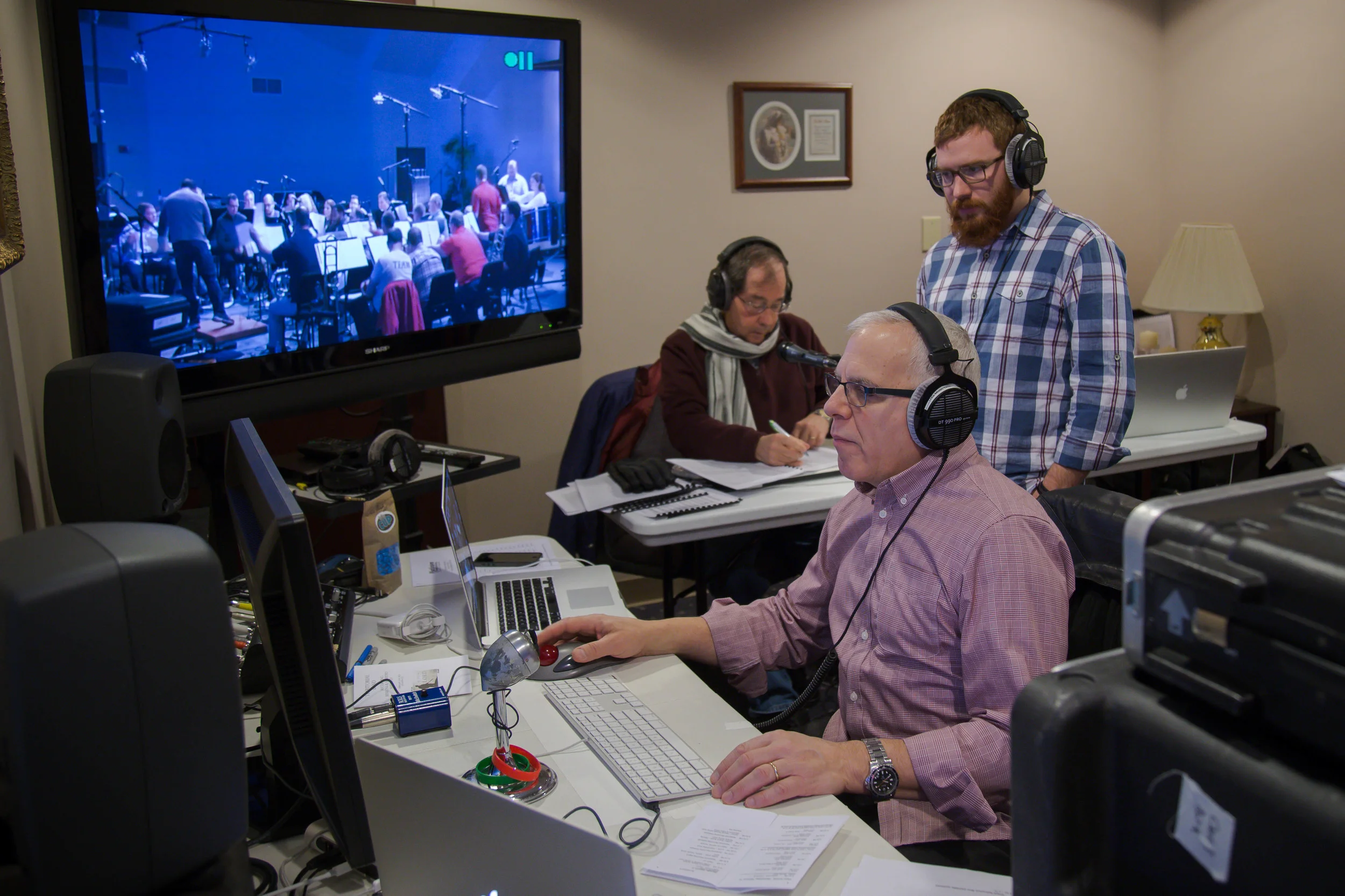  Phil Bulla, Joshua Powell, Dr. Ron Holz at work 