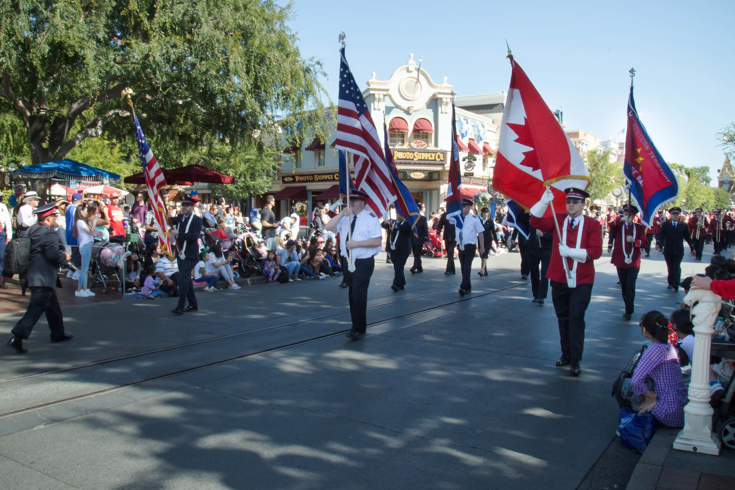On the march at Disneyland