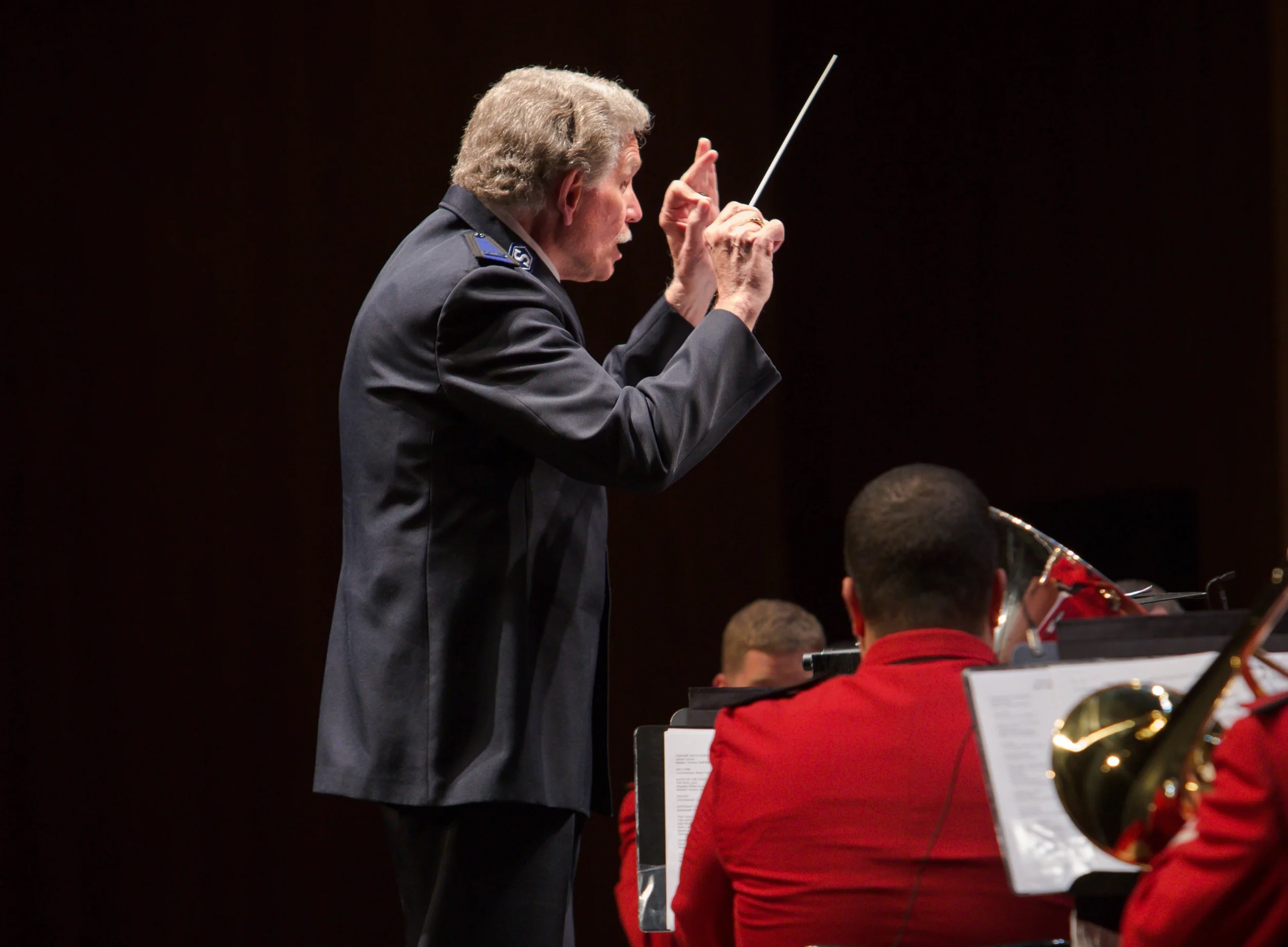 James Curnow in action