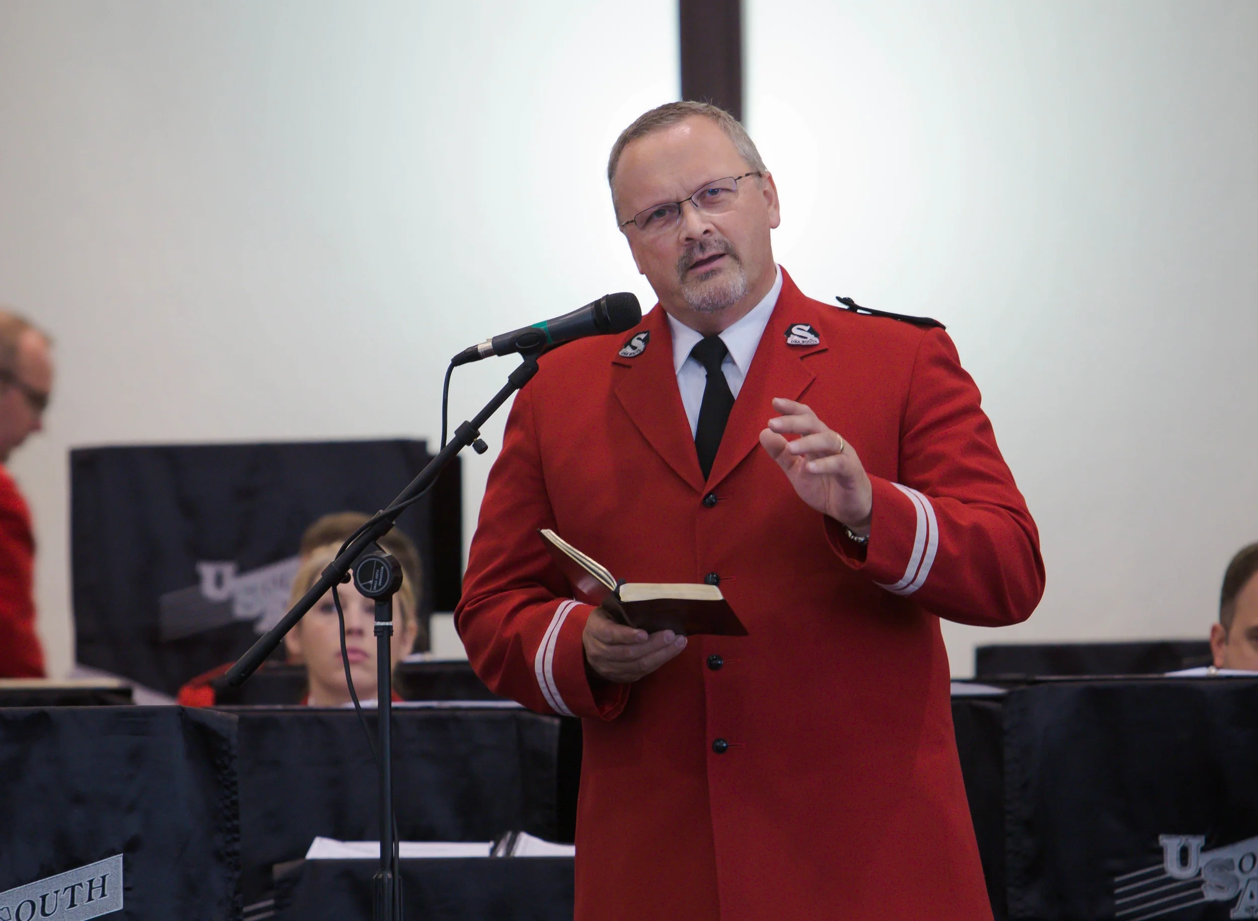 Band chaplain Captain Michael Harris