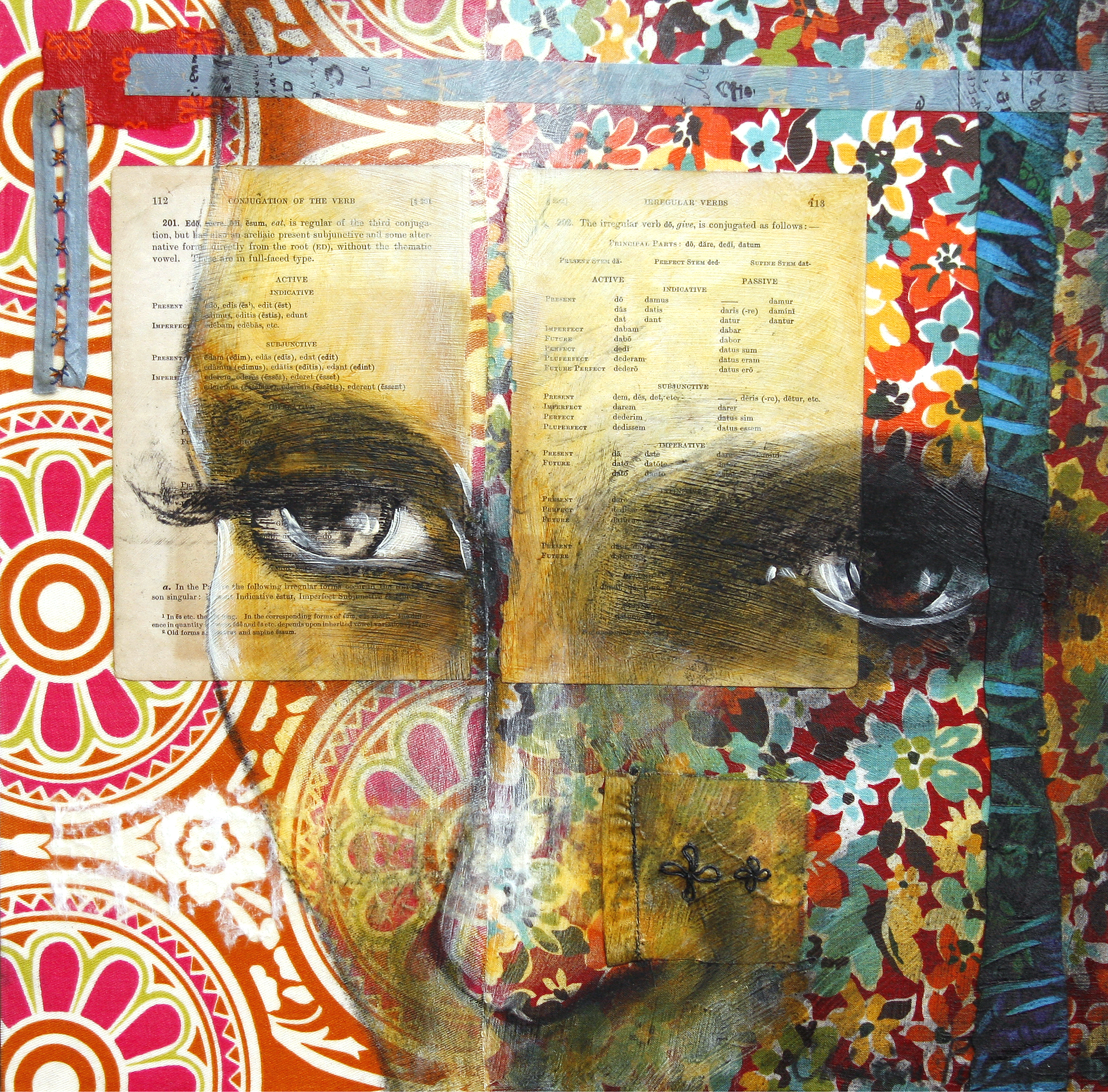 Present-Imperfect, 16" x 16"