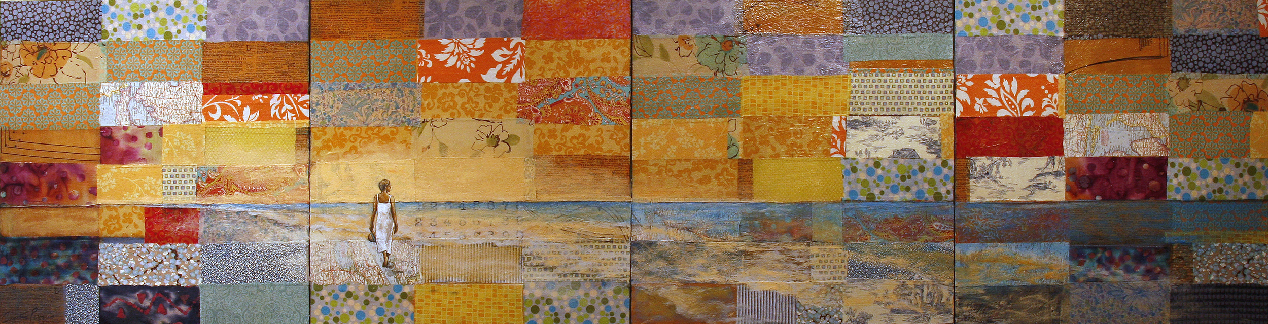 Calm Seas , 24" x 96"