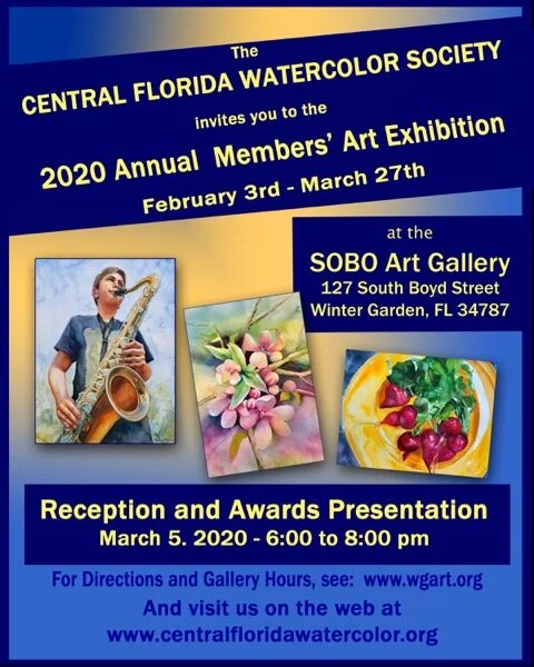 Central Florida Watercolor Society Show