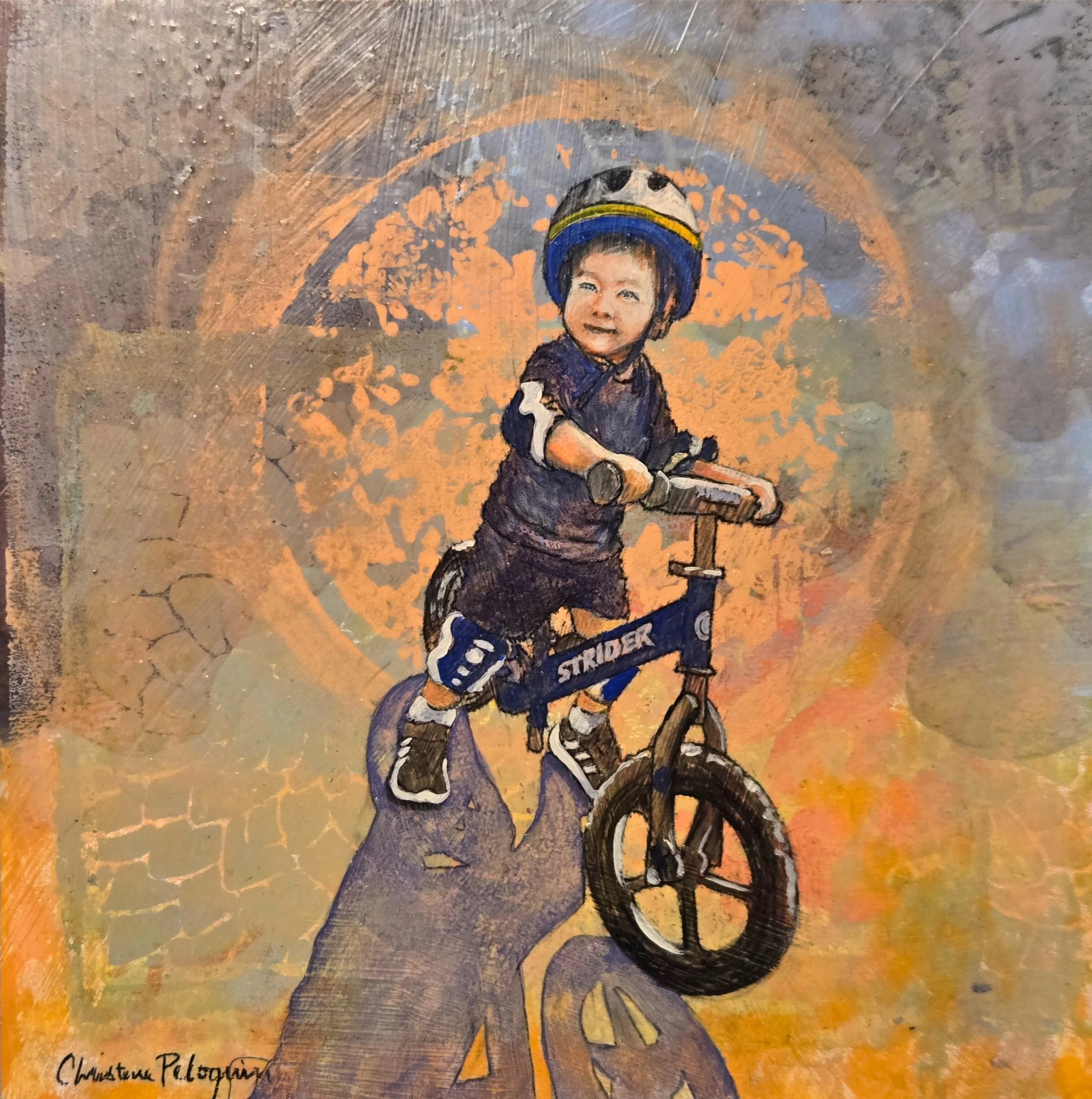 Elliot's First Bike
12" x 12"