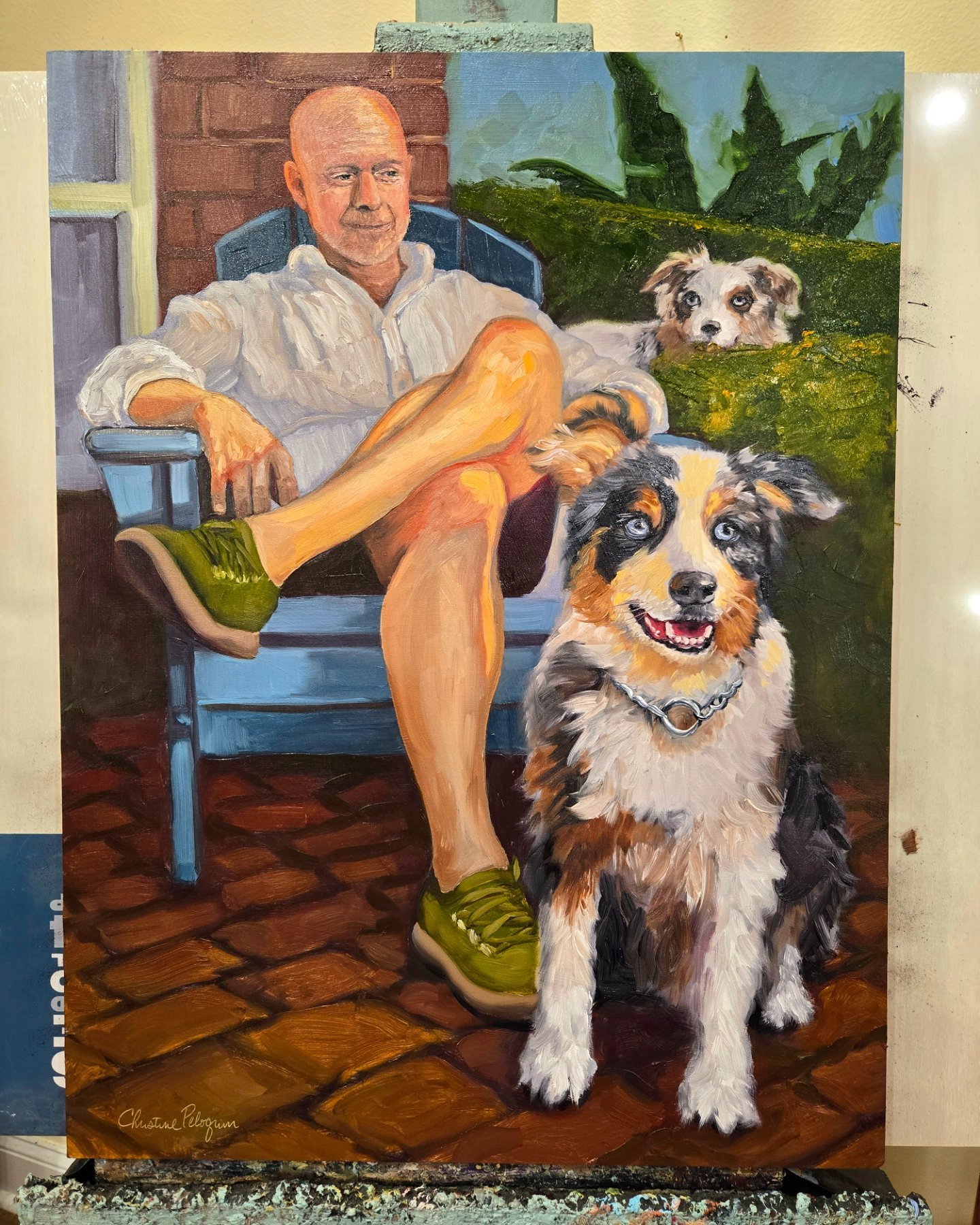 Another finished commission! Contact me ASAP if you want a commission portrait or pet portrait by the holidays! 

https://www.christinepeloquin.com/commissions

#commissions #portraitcommission #portraitcommissions #petcommission #petcommissions #mix