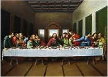  Last Supper, Leonardo da Vinci, 1495 - 98