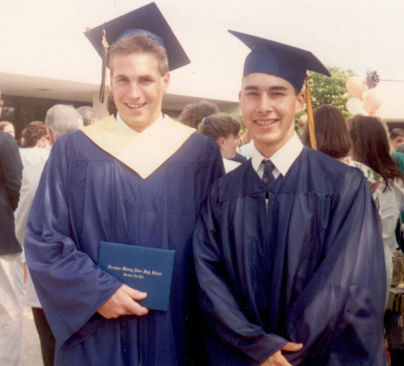 Me and John Allen at high school graduation. 