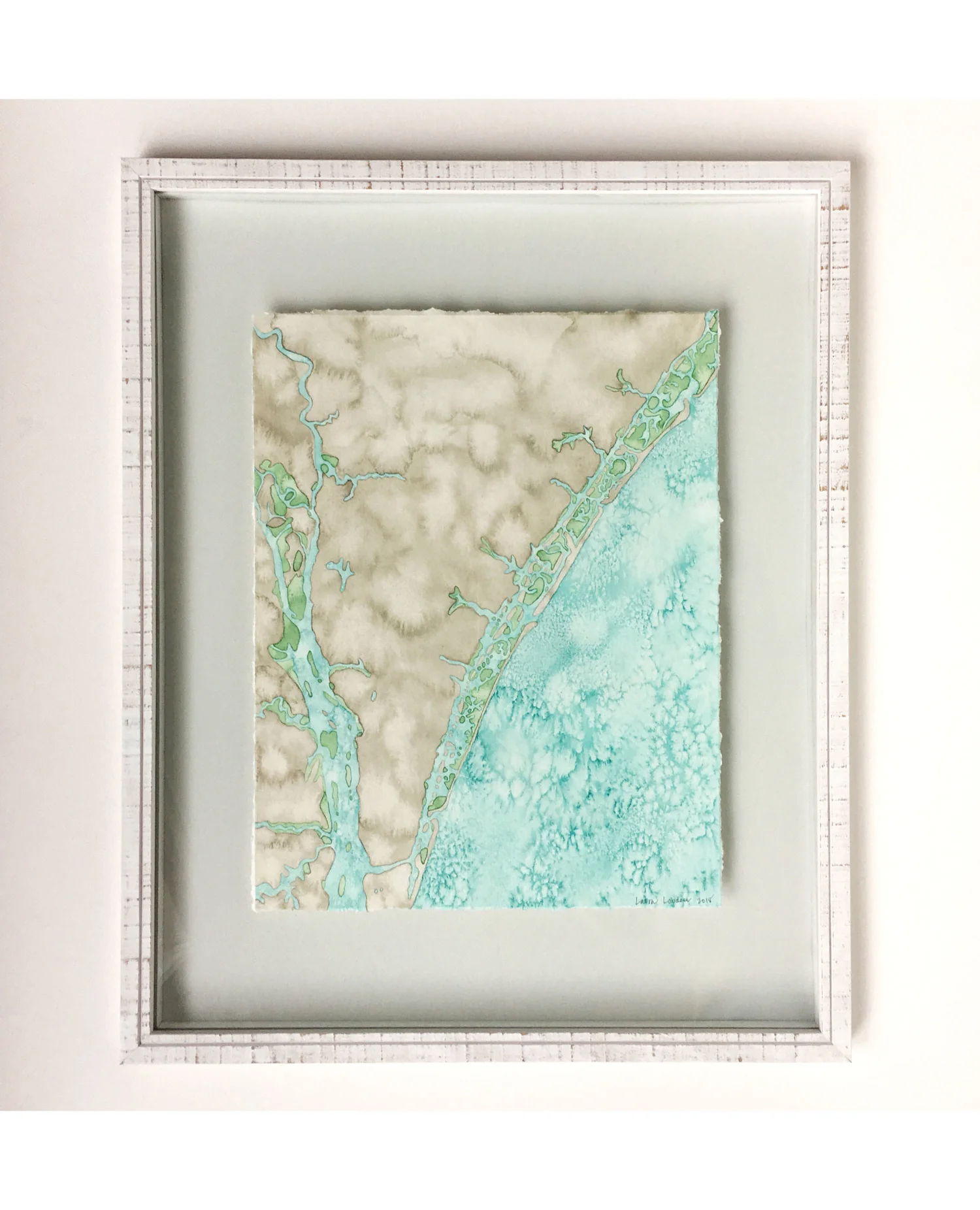 Large Wall Framed Maps