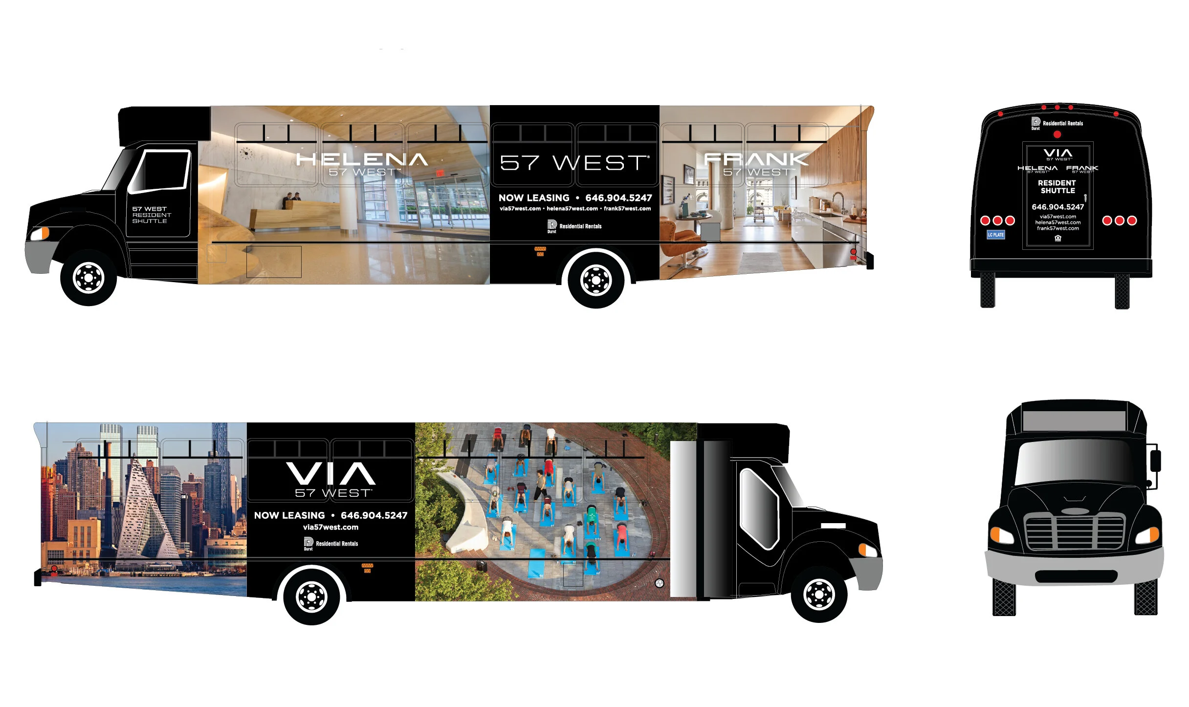 57 WEST Resident Shuttle Wrap