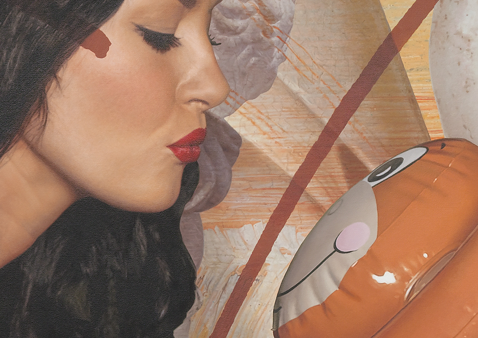 Jeff Koons (100% zoom detail)