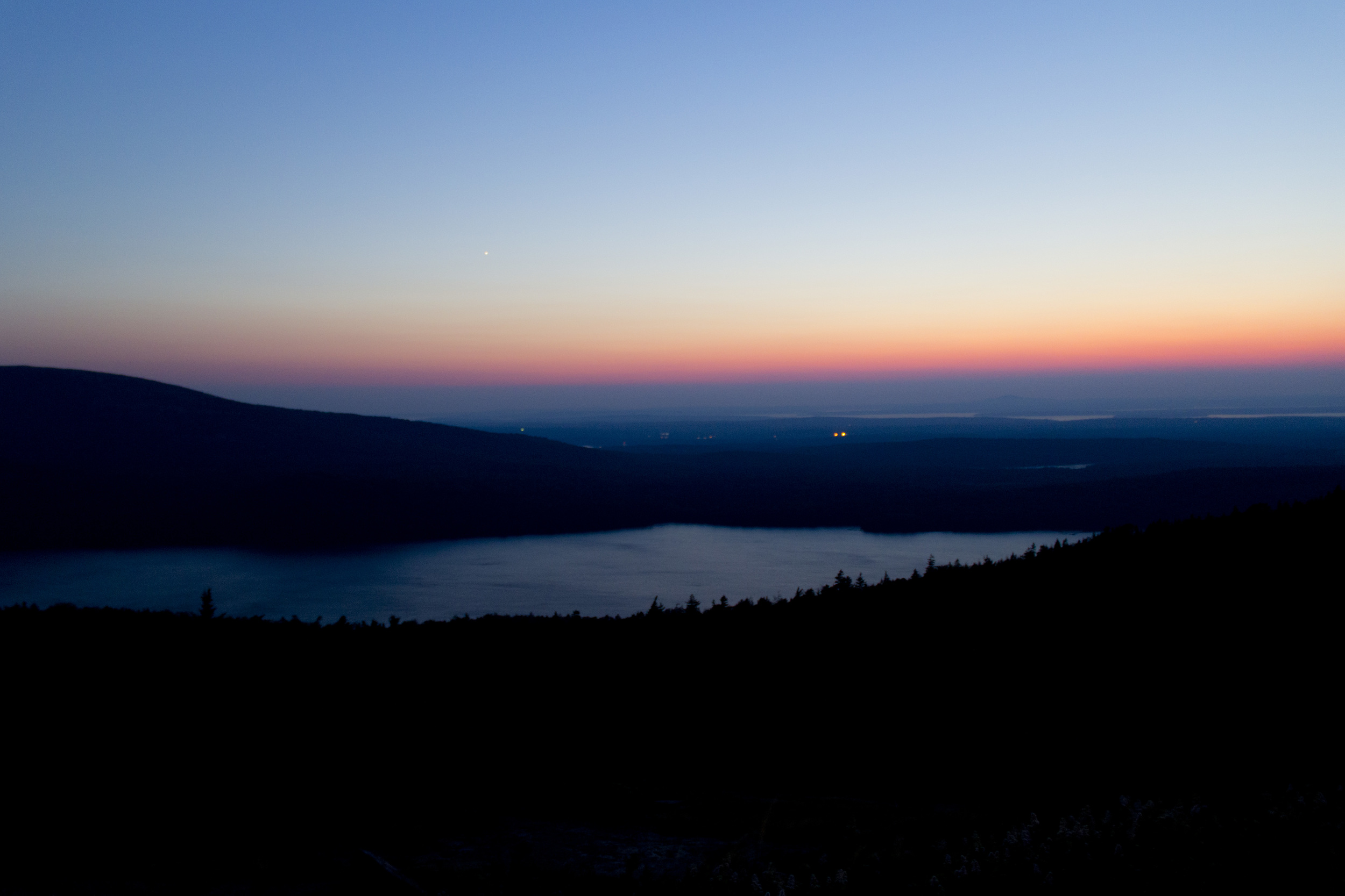 Sunset at Cadillac Mountain - Acadia National Park