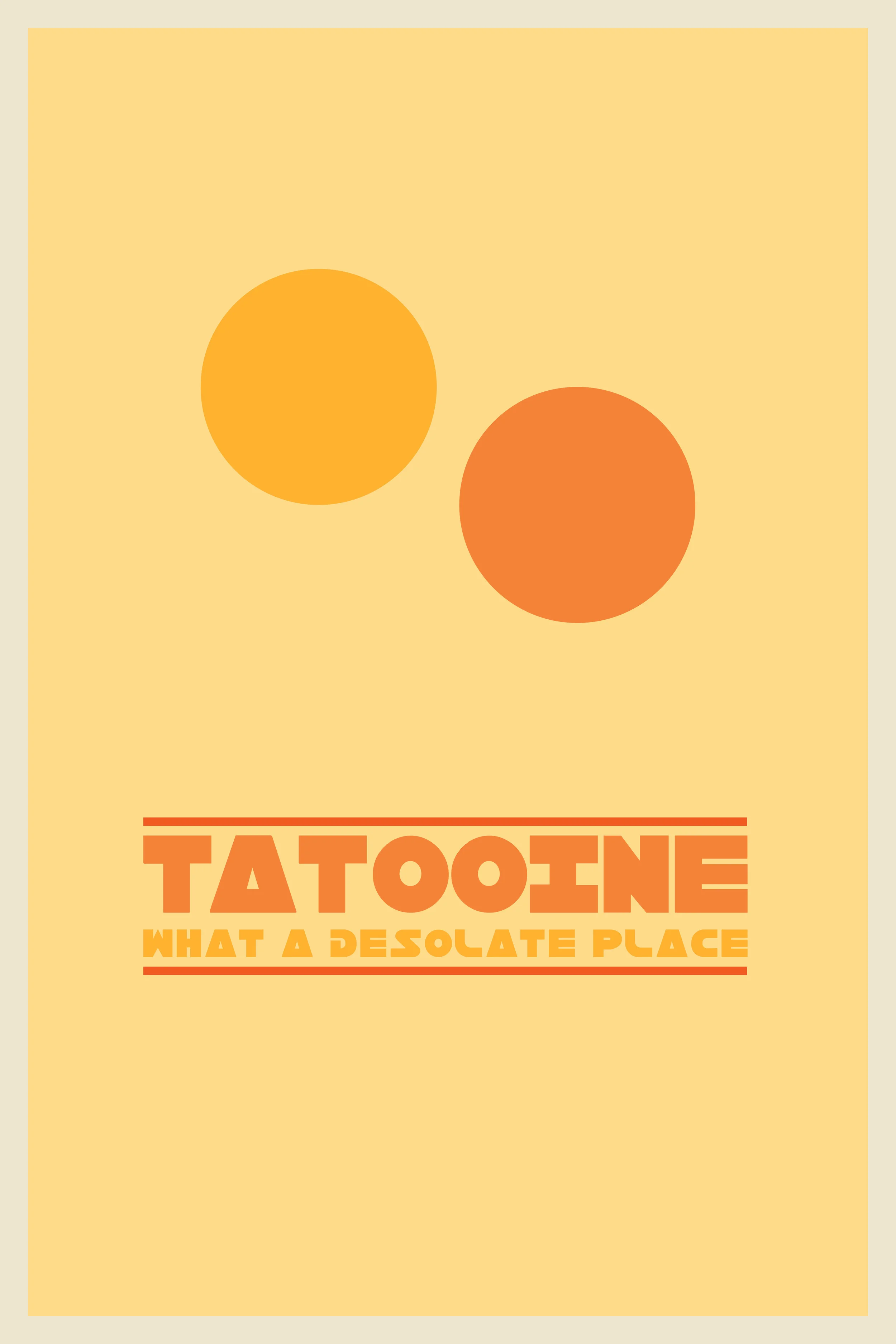 Tatooine Poster