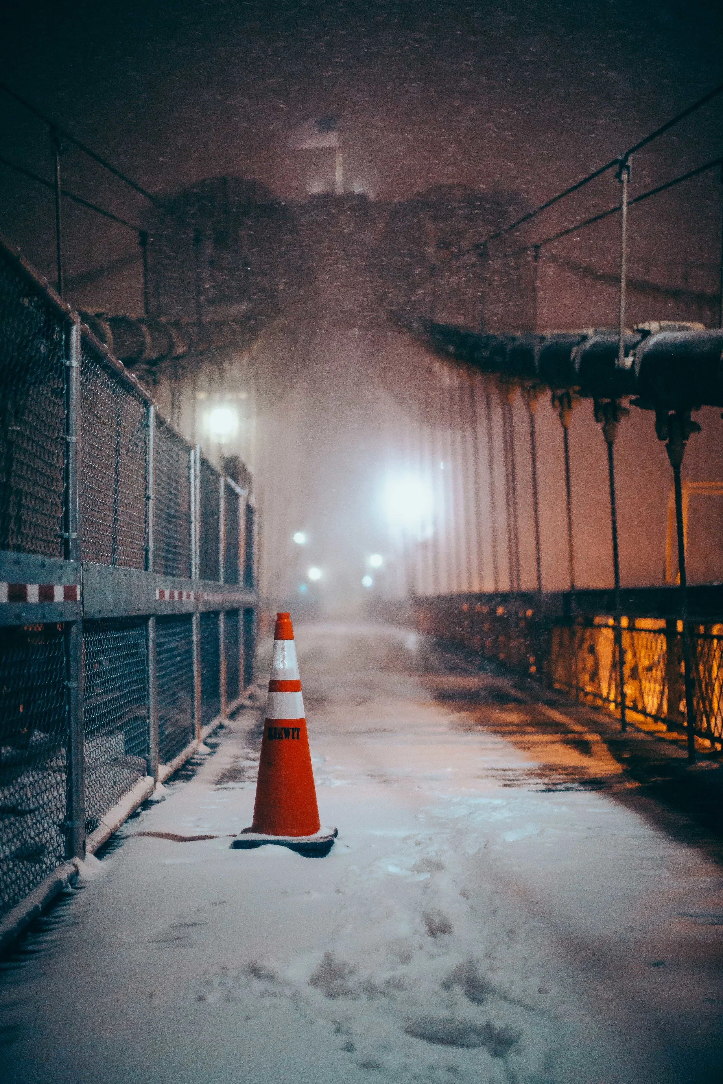 Brooklyn Bridge Snow