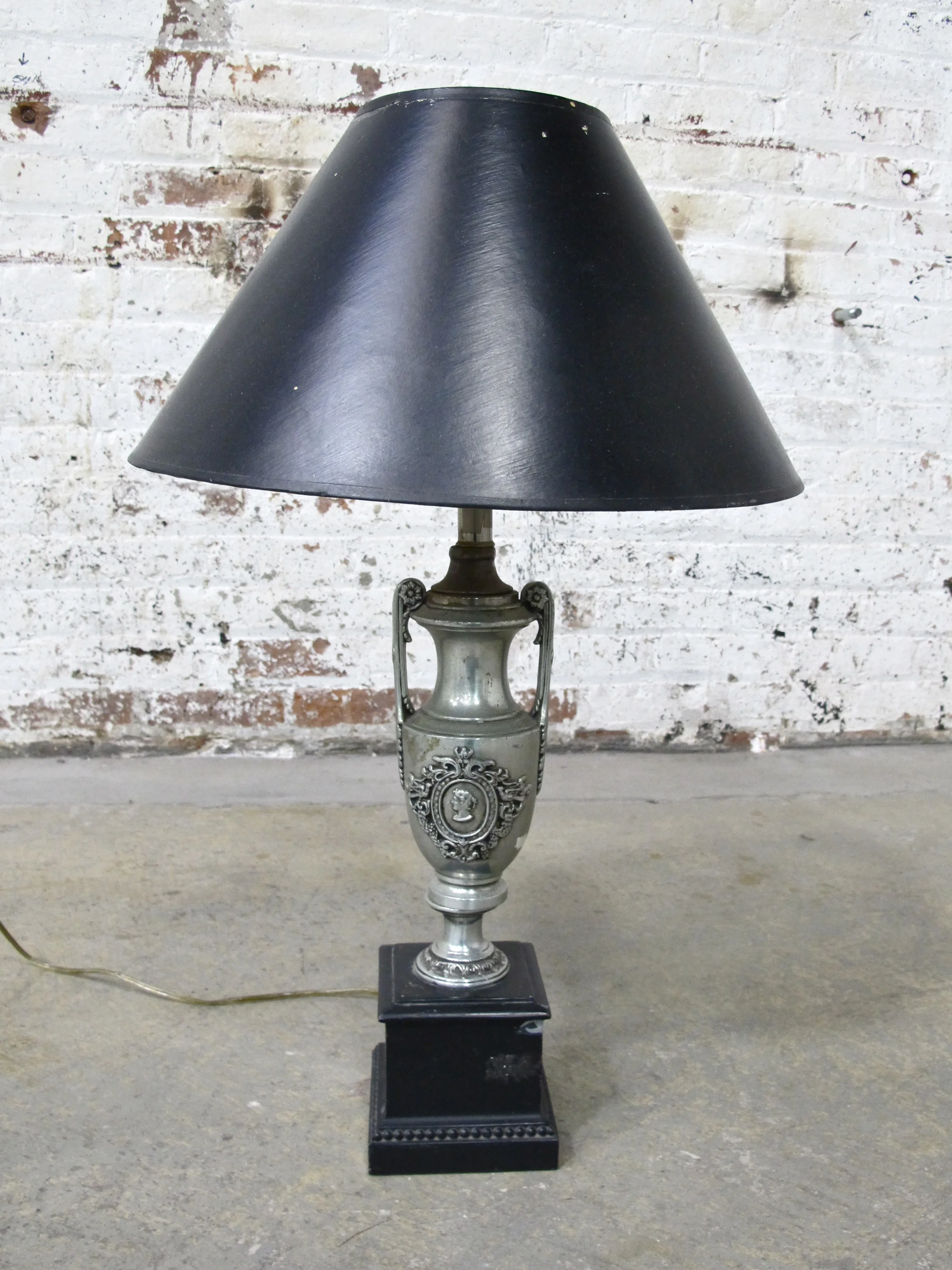 Black "Trophy" Lamp $65