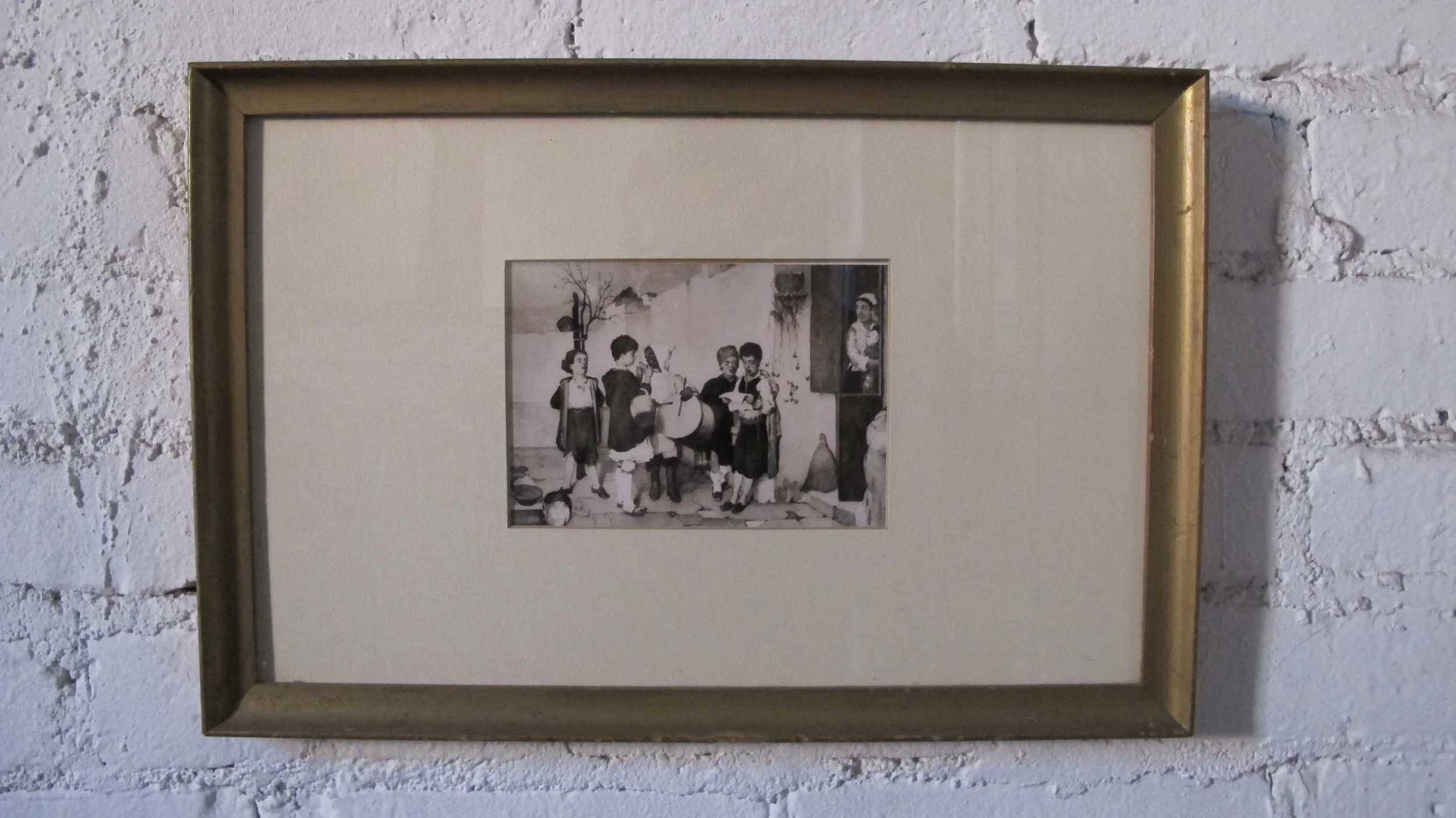 Framed Child Musicians $60