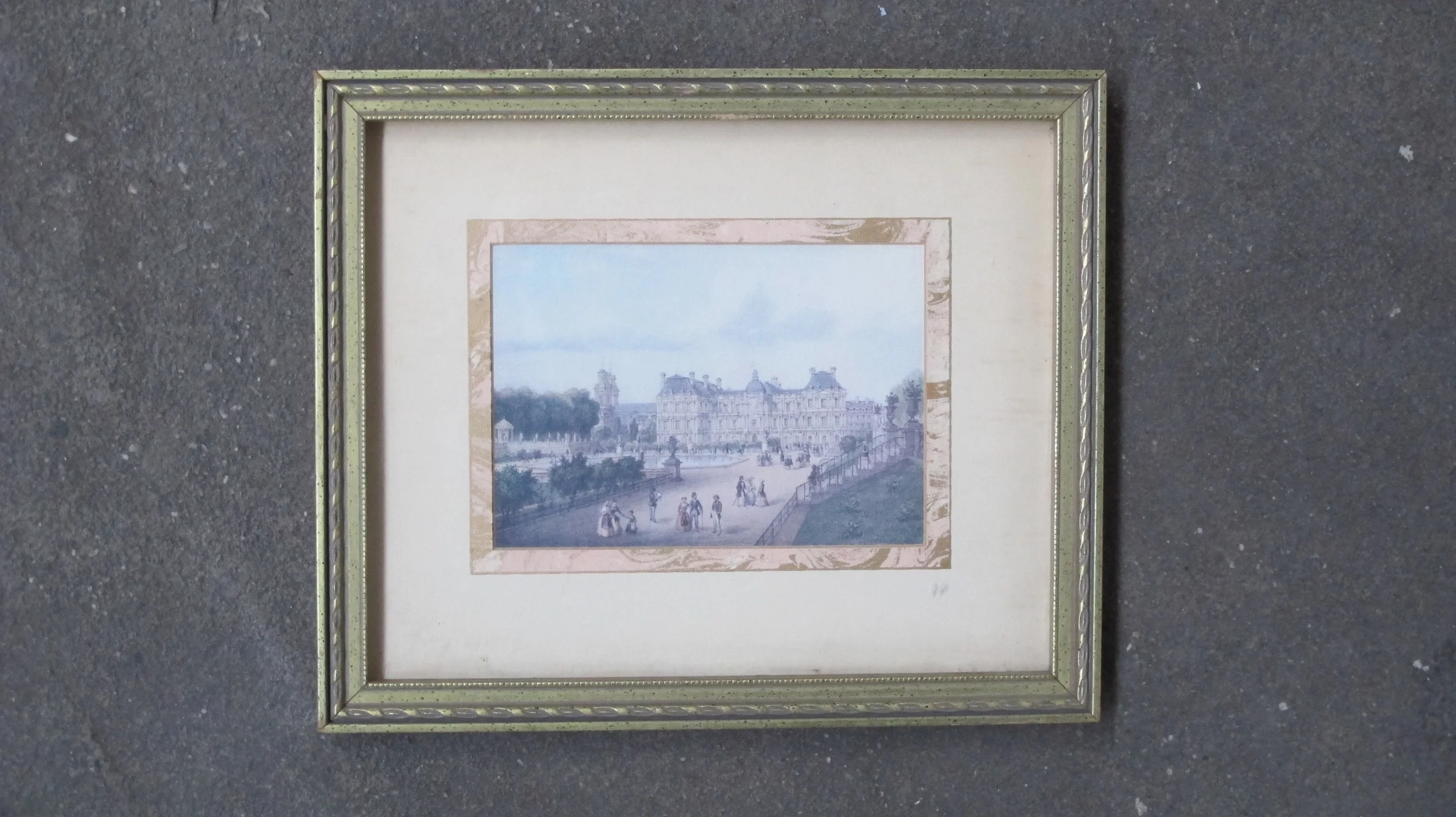 Framed Outside French Parliament $60