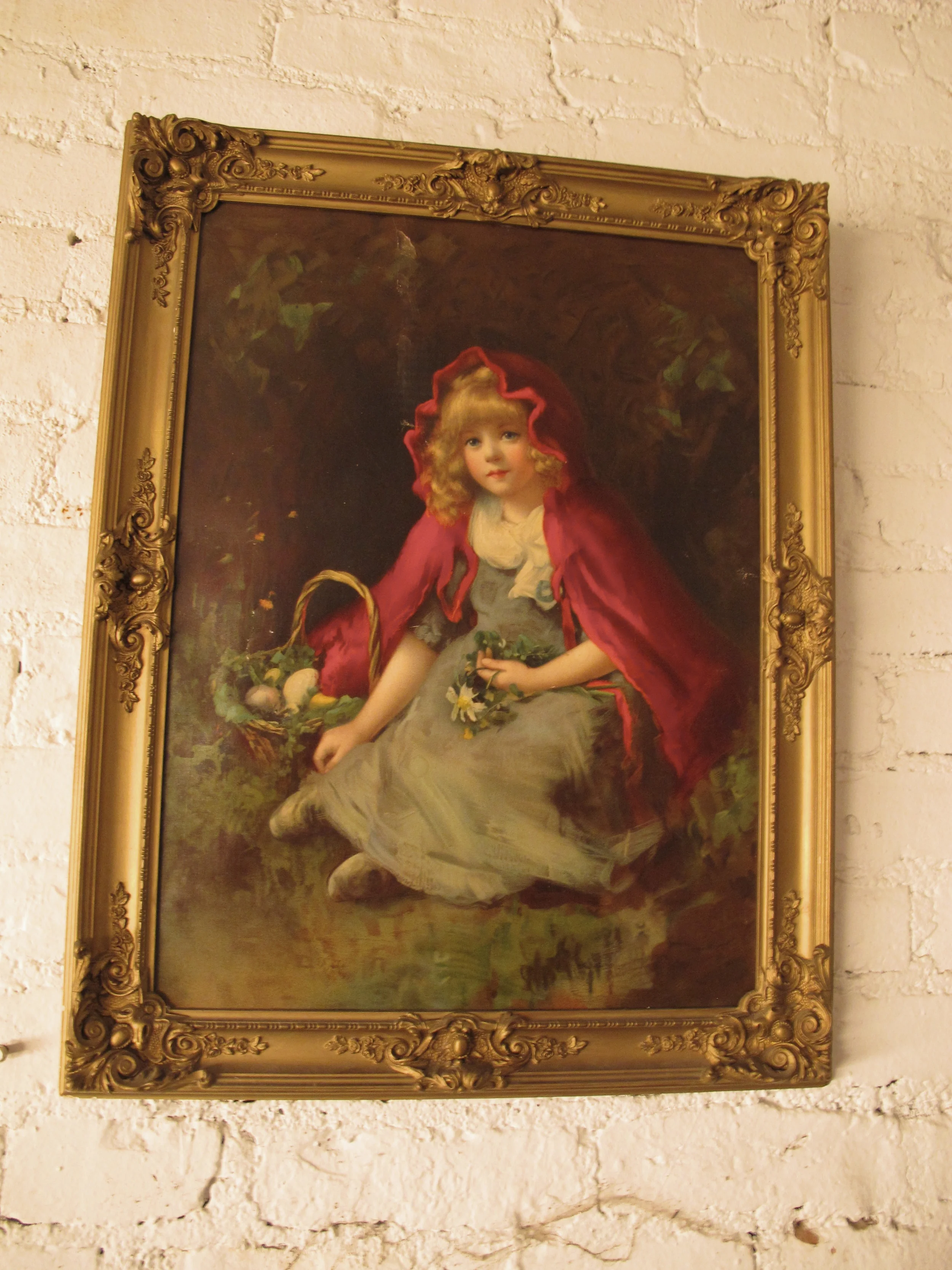 Framed Red Riding Hood $60