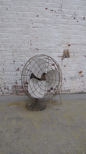 Rusted Antique Desk Fan $60