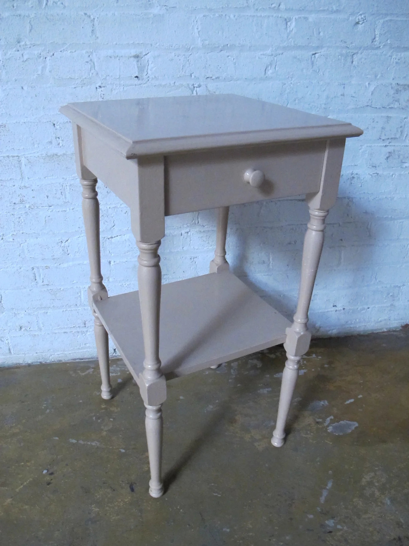 Beige Bedside Table $35