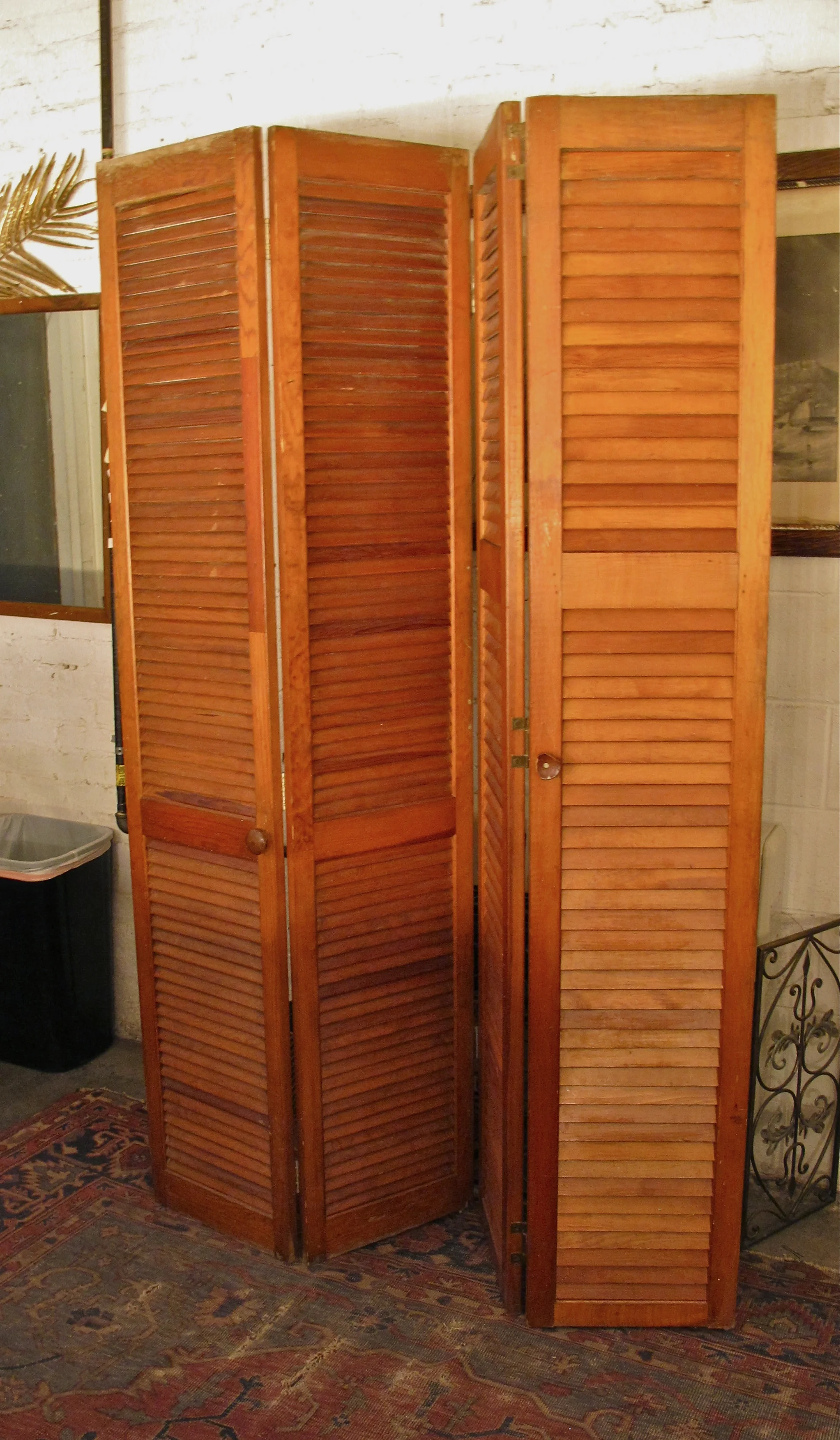 Wooden Shutter Partition$75