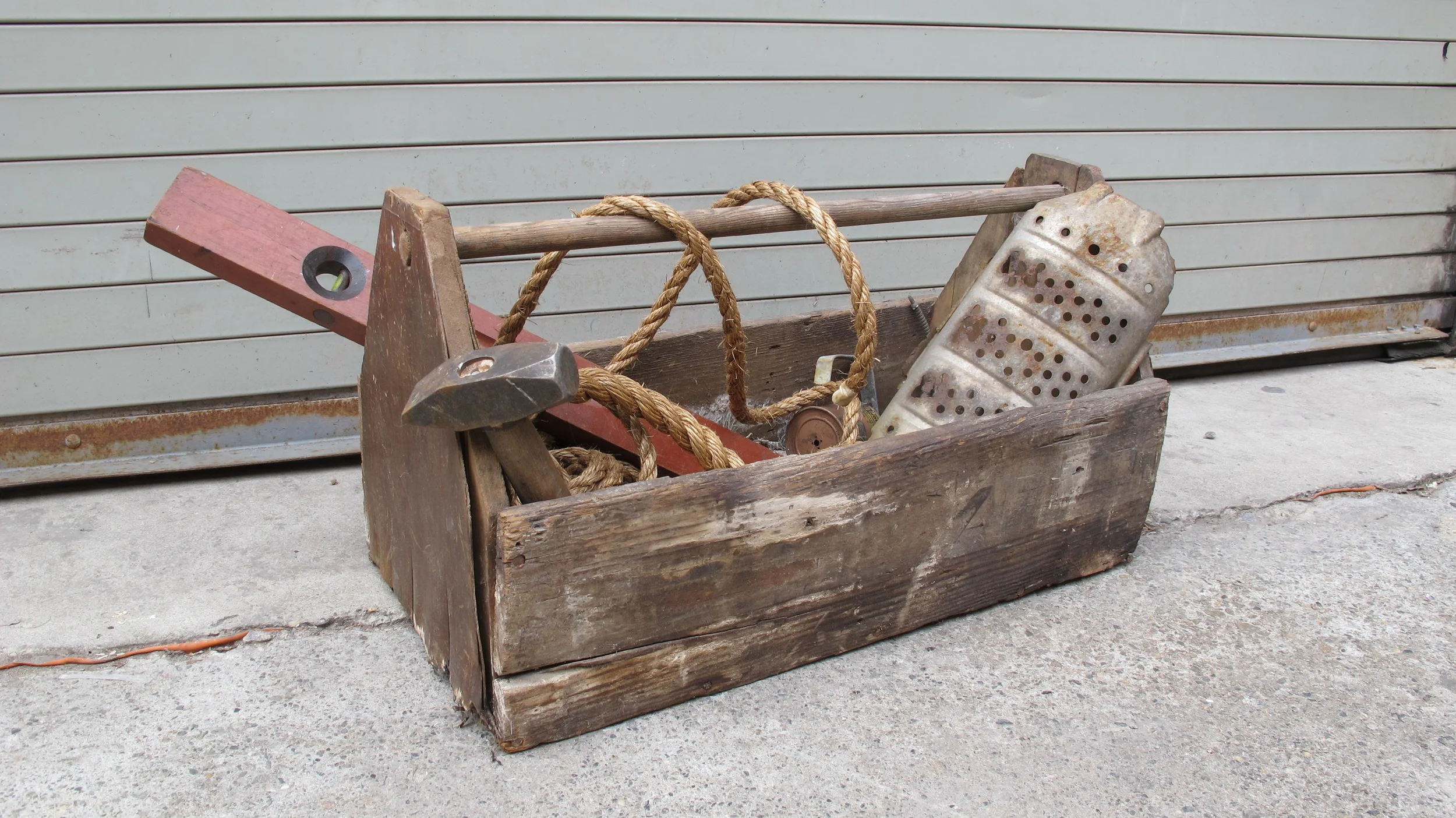 Long Wood Toolbox $65