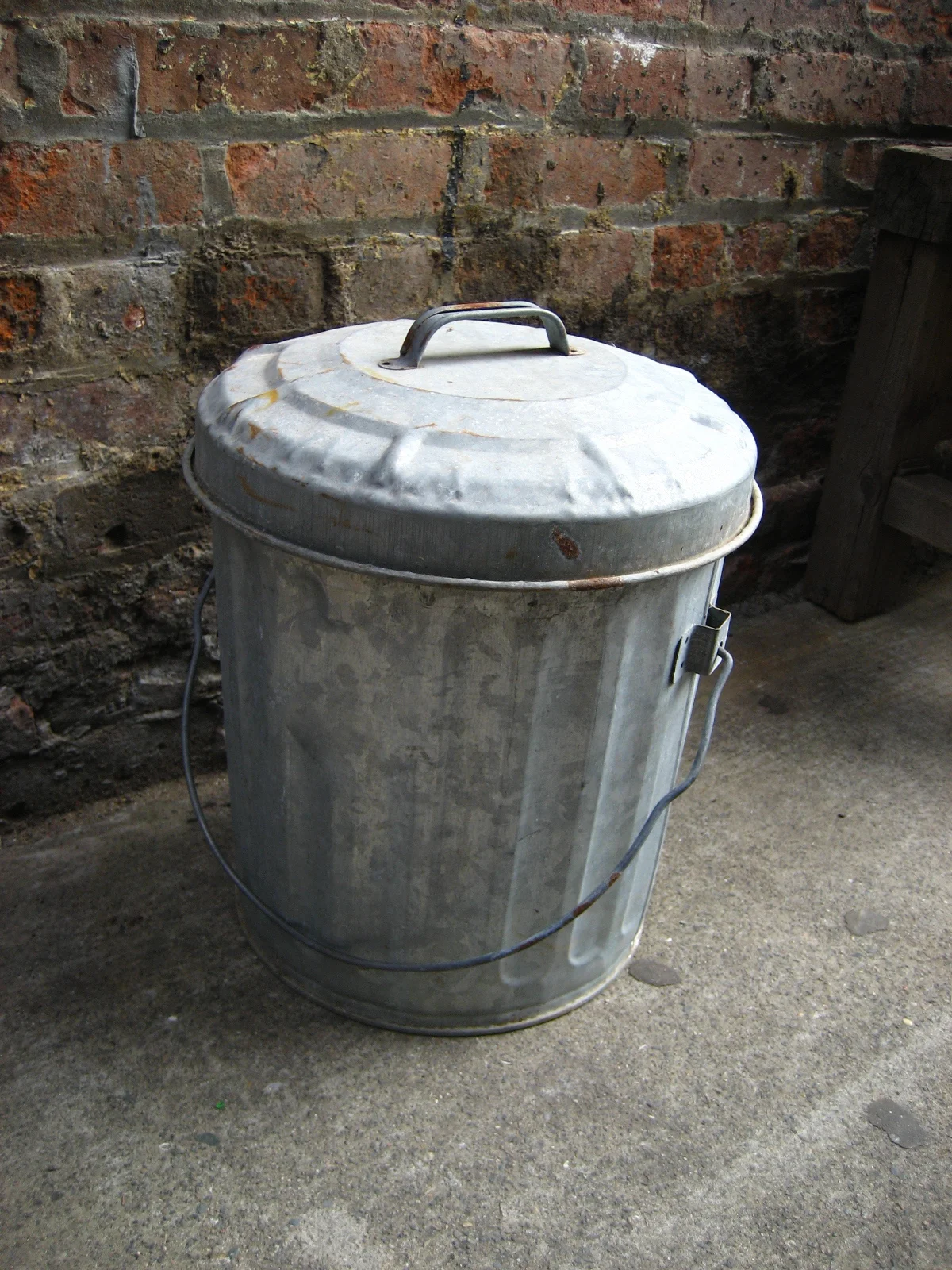 Mini Metal Garbage Can $25