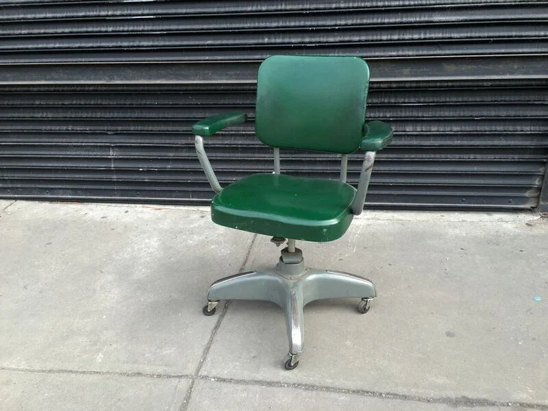 CN Green Rolling Office Chair $60
