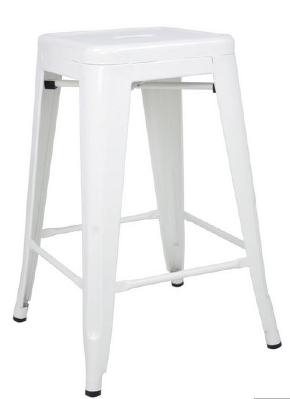 RSS 24” white stool $60
