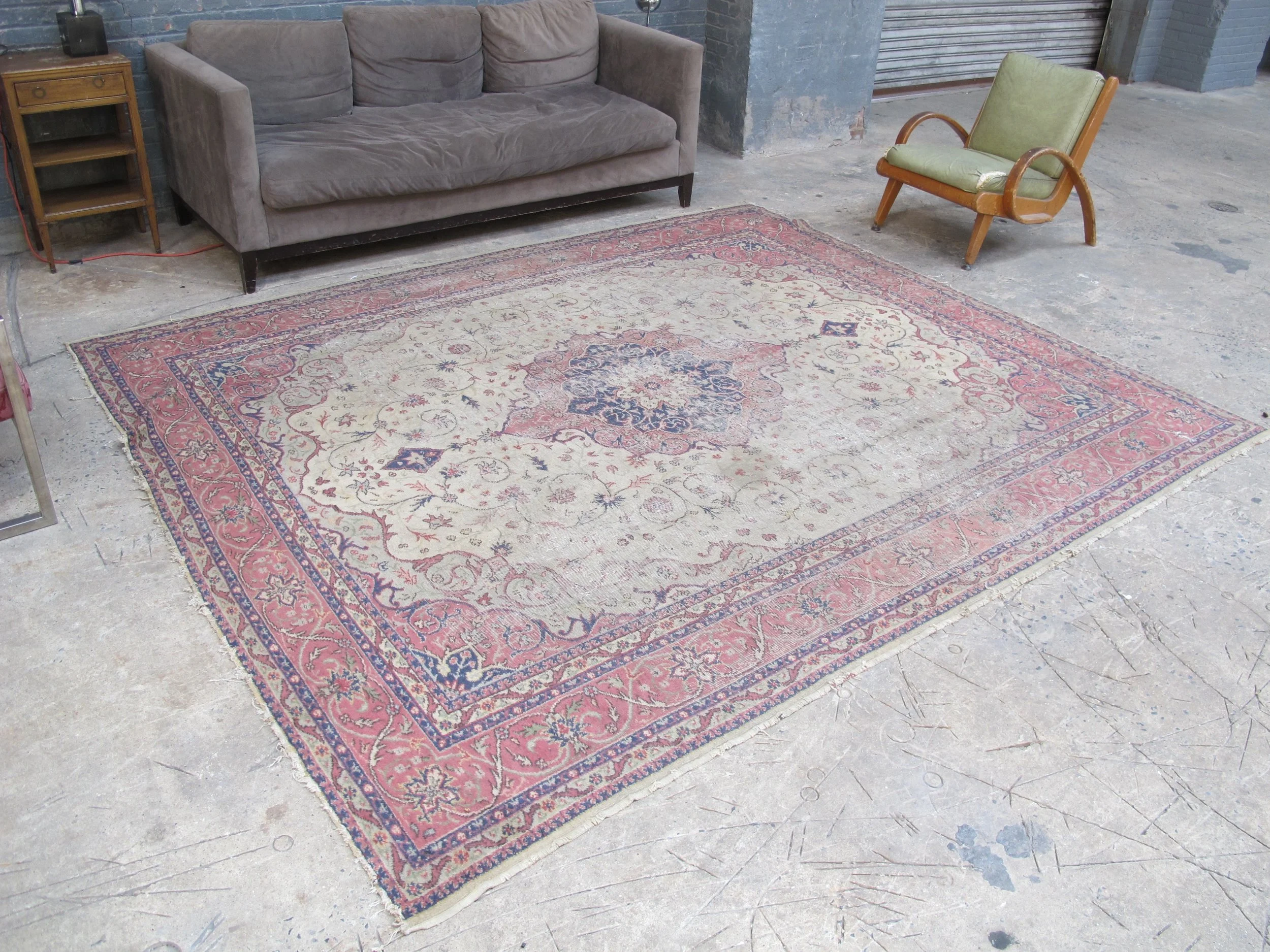 Pink and Blue 8'2"x9'10" Rug $300