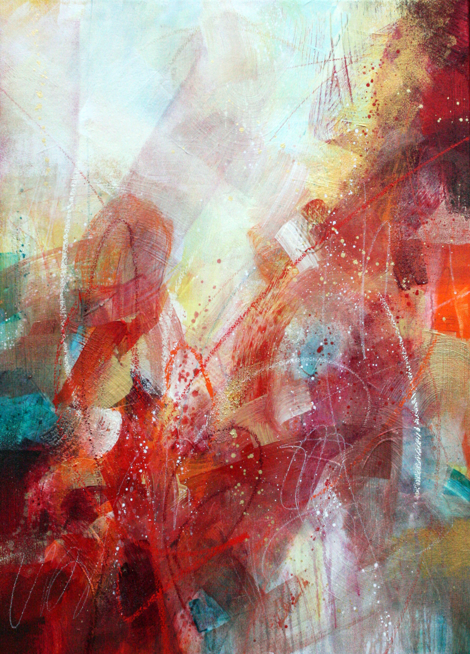 Raraskadoot, 30x42, acrylic on canvas