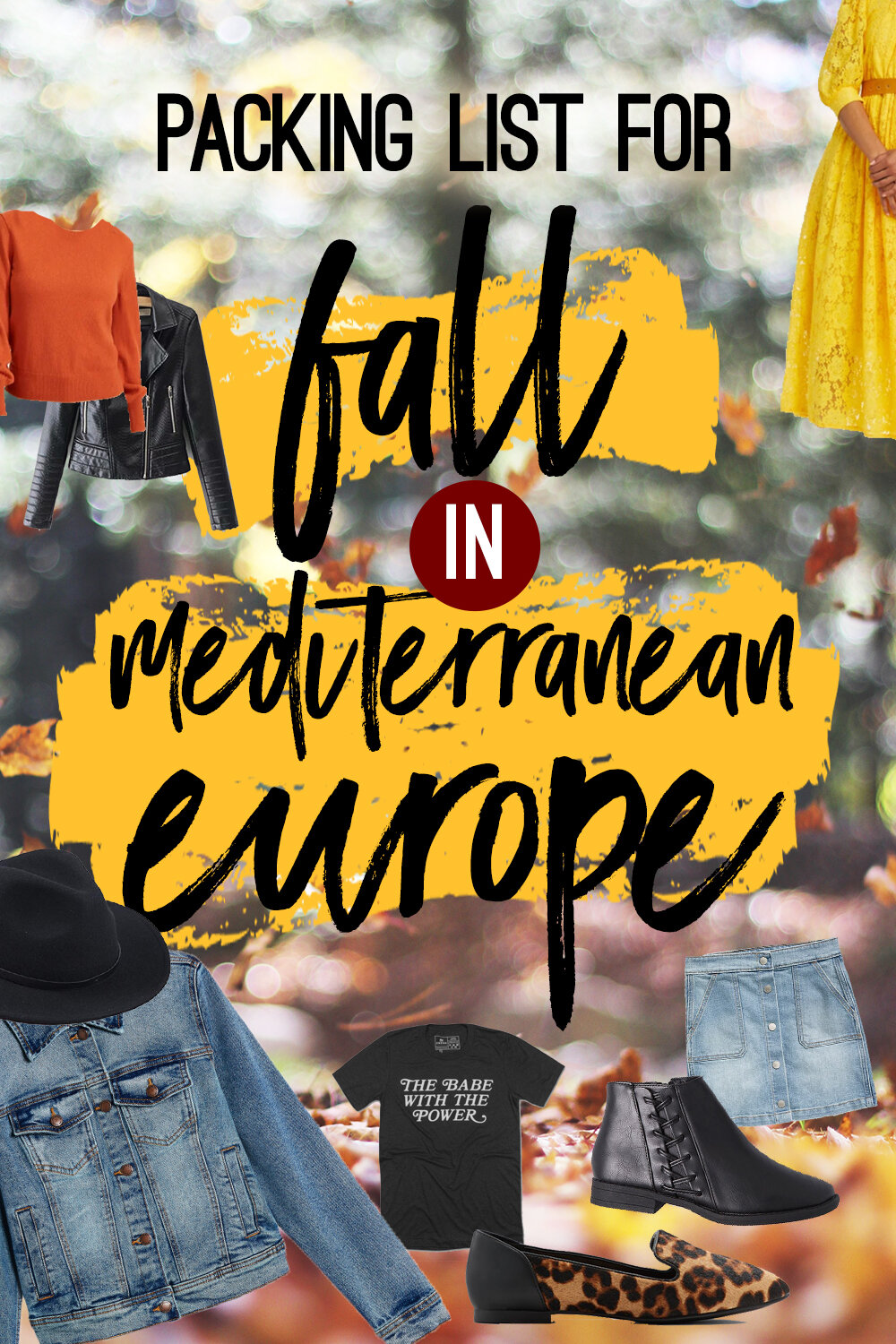 The Ultimate Mediterranean Europe Packing Guide for Fall: What you NEED and What to SKIP